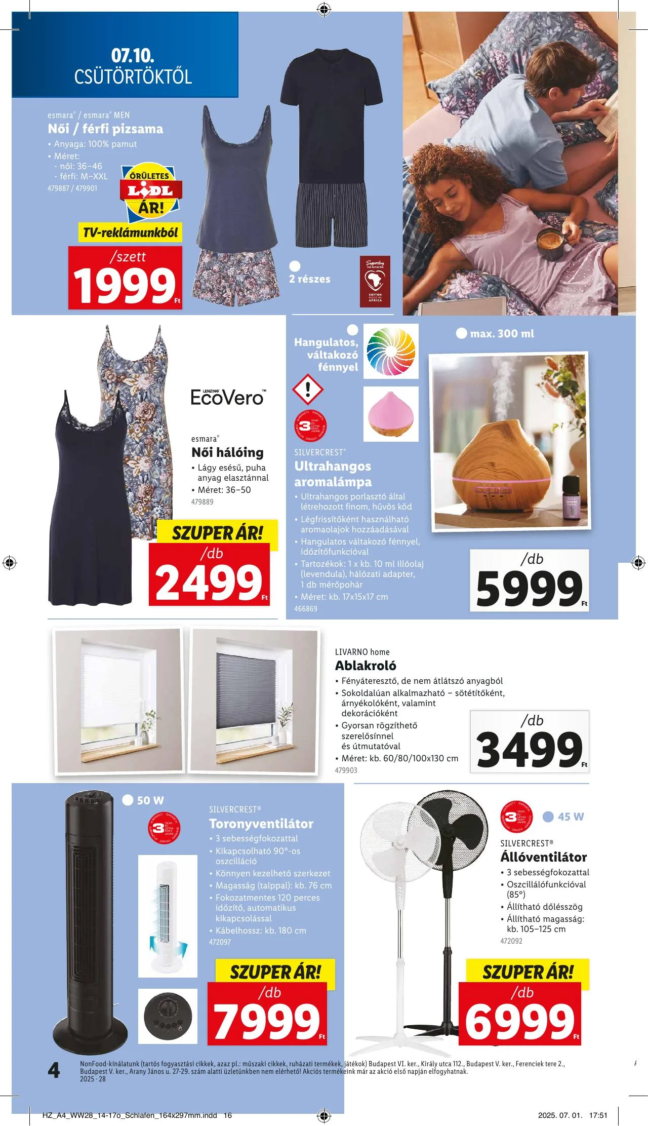 Lidl akciós újság Nonfood 07.10–07.10 – 4. oldal