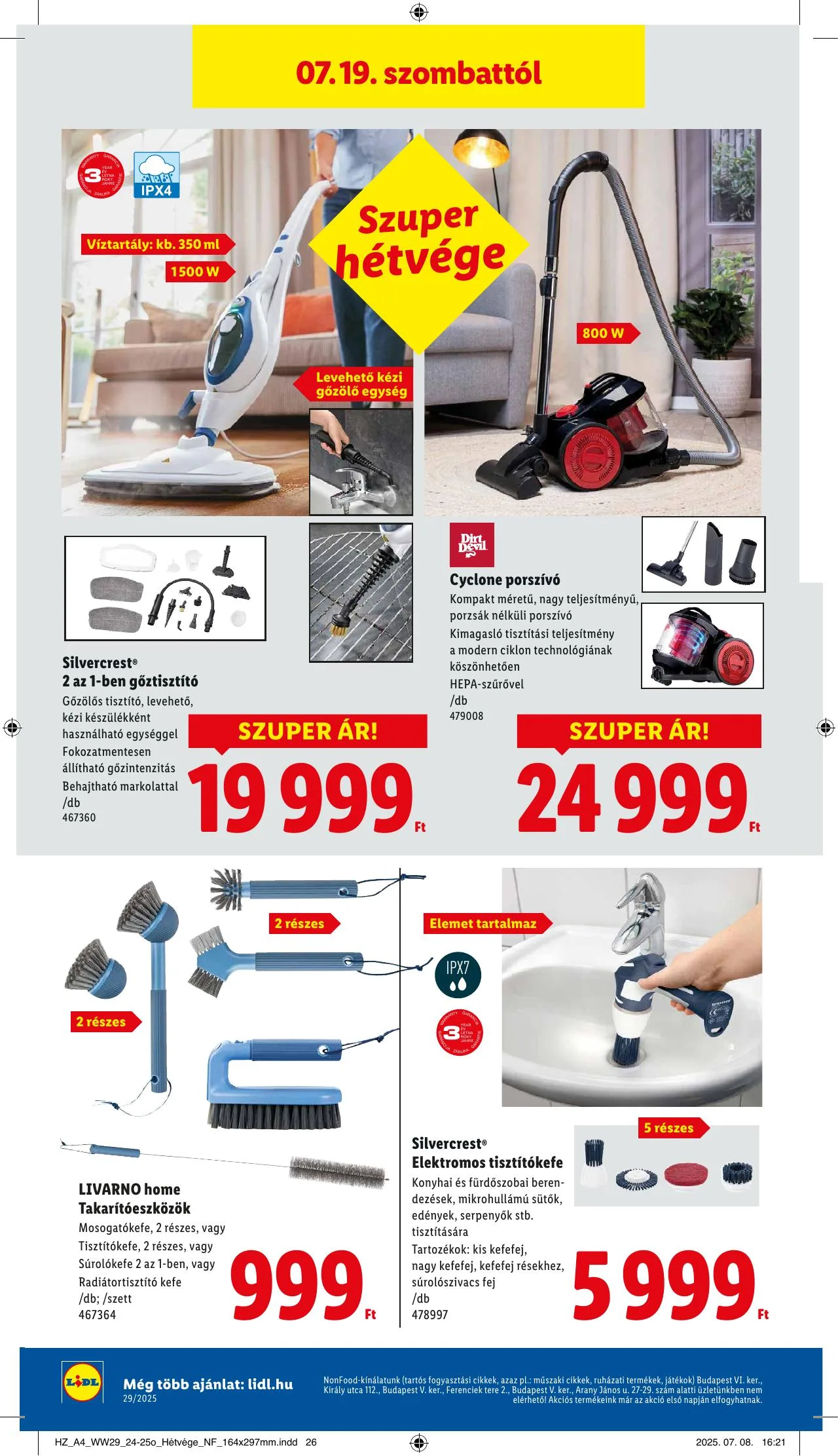 Lidl akciós újság Nonfood 07.17–07.17 – 12. oldal