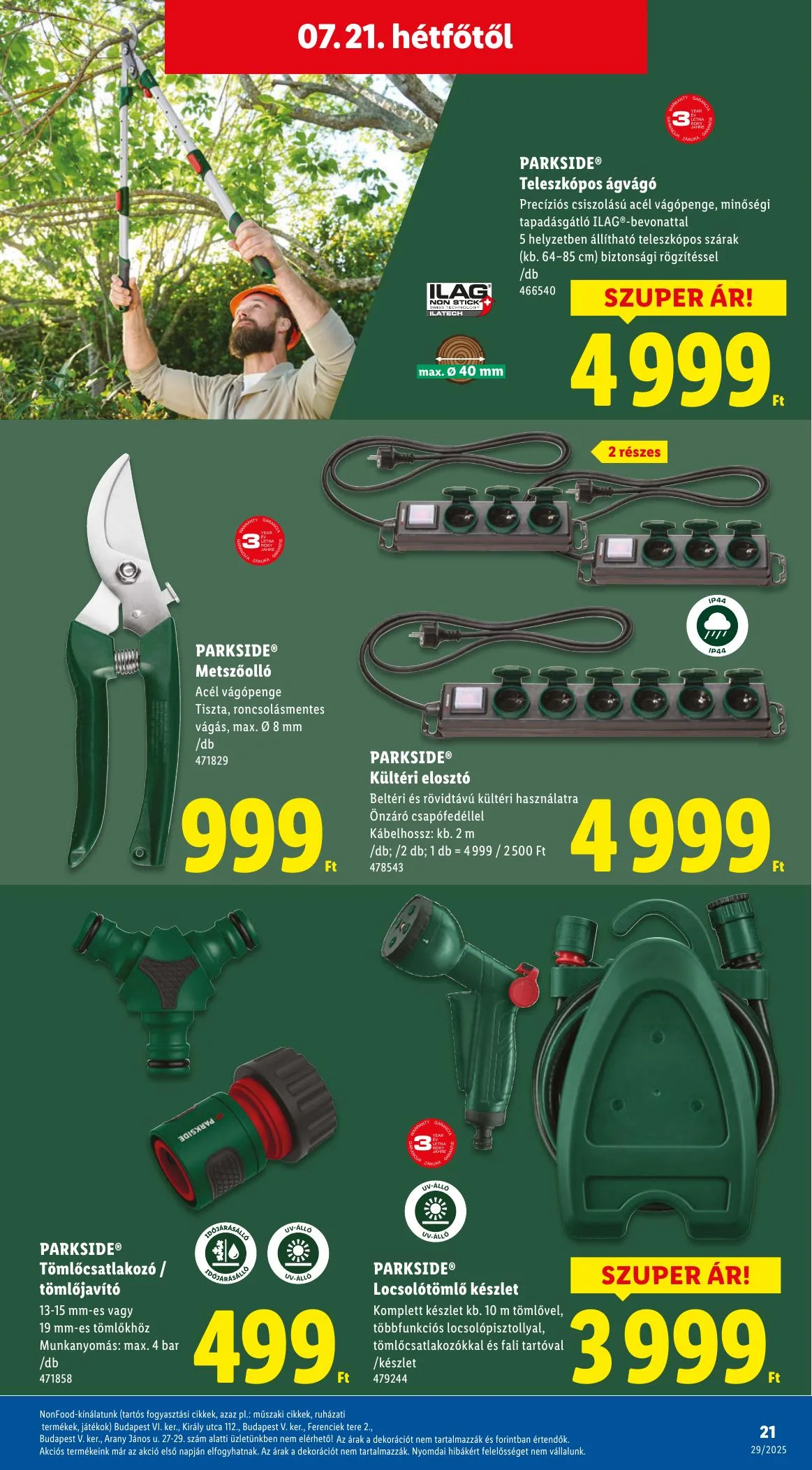 Lidl akciós újság Nonfood 07.17–07.17 – 21. oldal
