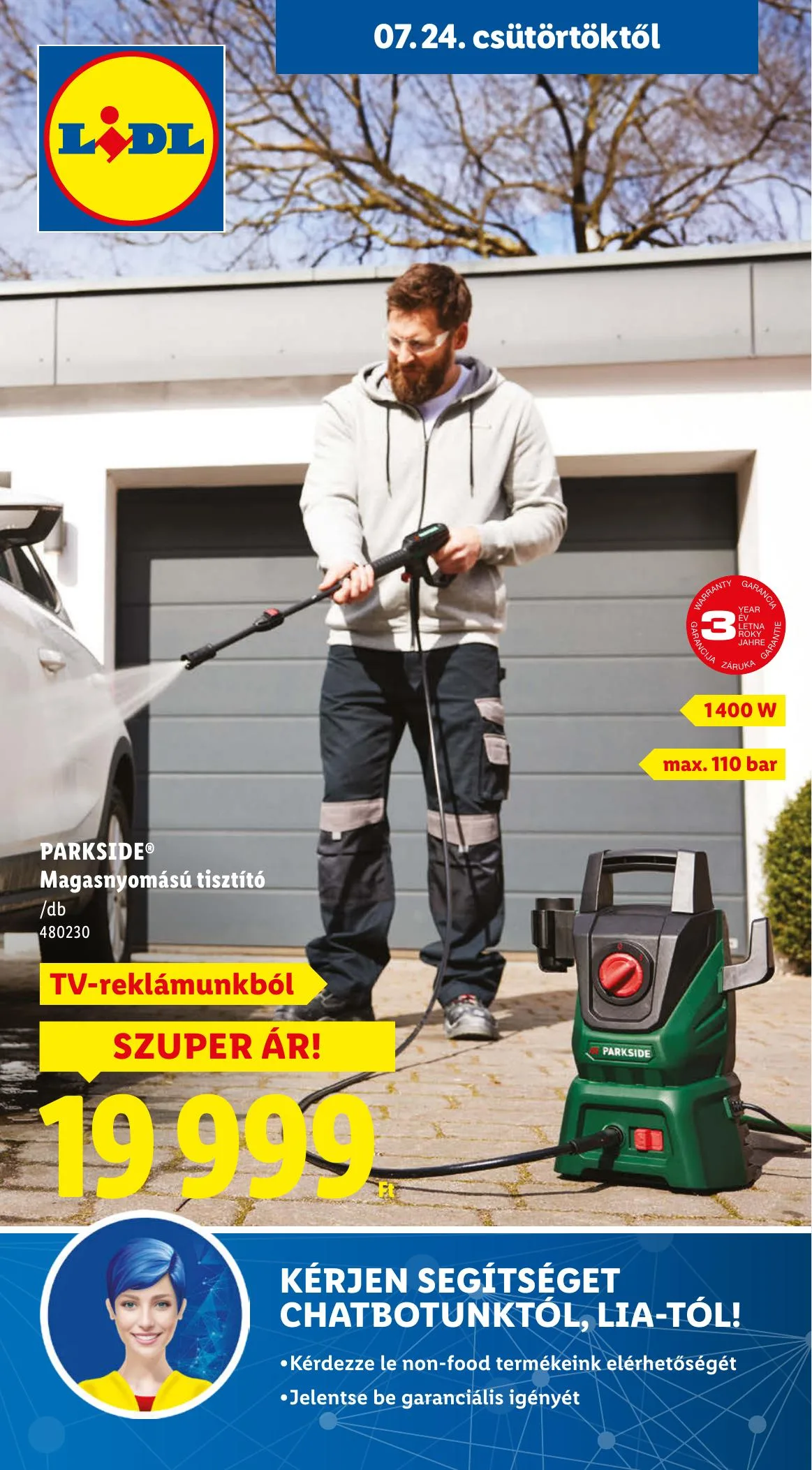 Lidl akciós újság Nonfood 07.24–07.24