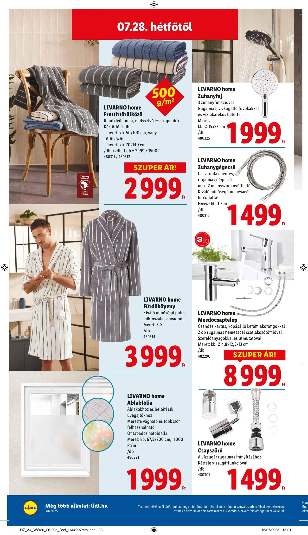 Lidl akciós újság Nonfood 07.24–07.24 – 16. oldal