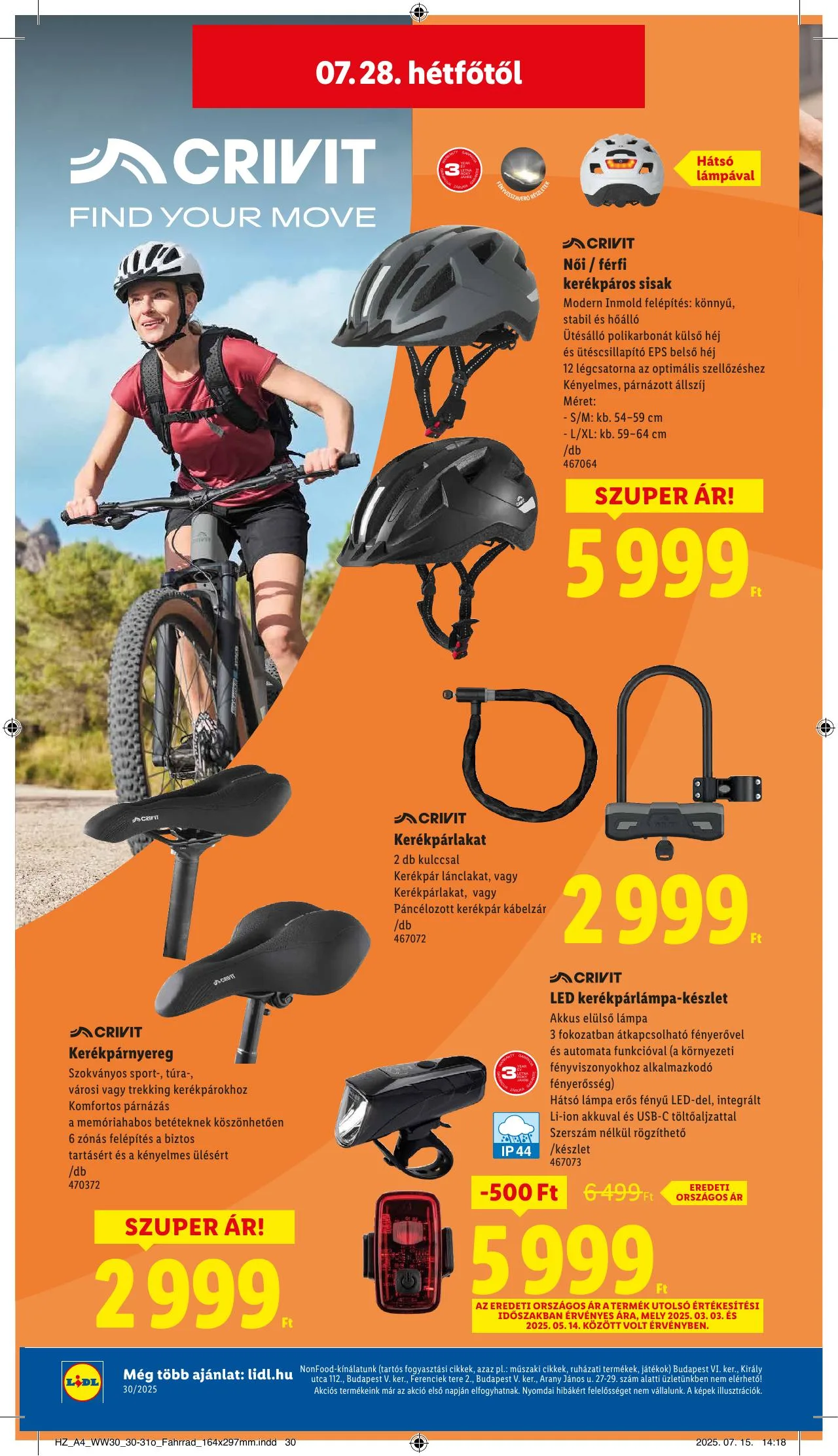 Lidl akciós újság Nonfood 07.24–07.24 – 18. oldal