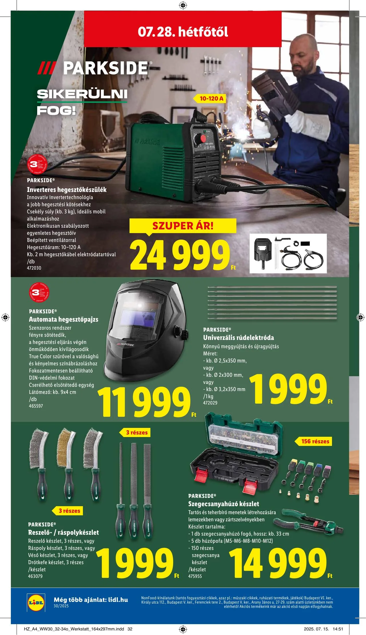 Lidl akciós újság Nonfood 07.24–07.24 – 20. oldal