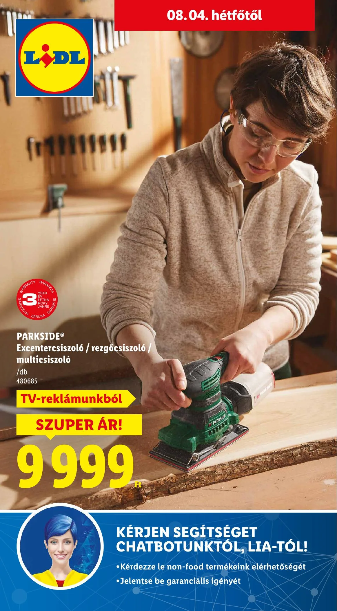 Lidl akciós újság Nonfood 08.02–08.02