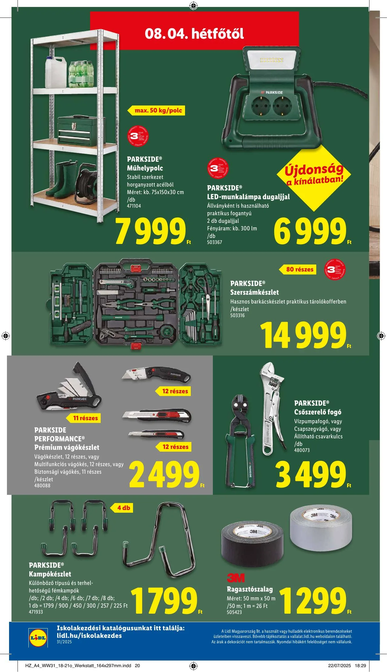 Lidl akciós újság Nonfood 08.02–08.02 – 6. oldal