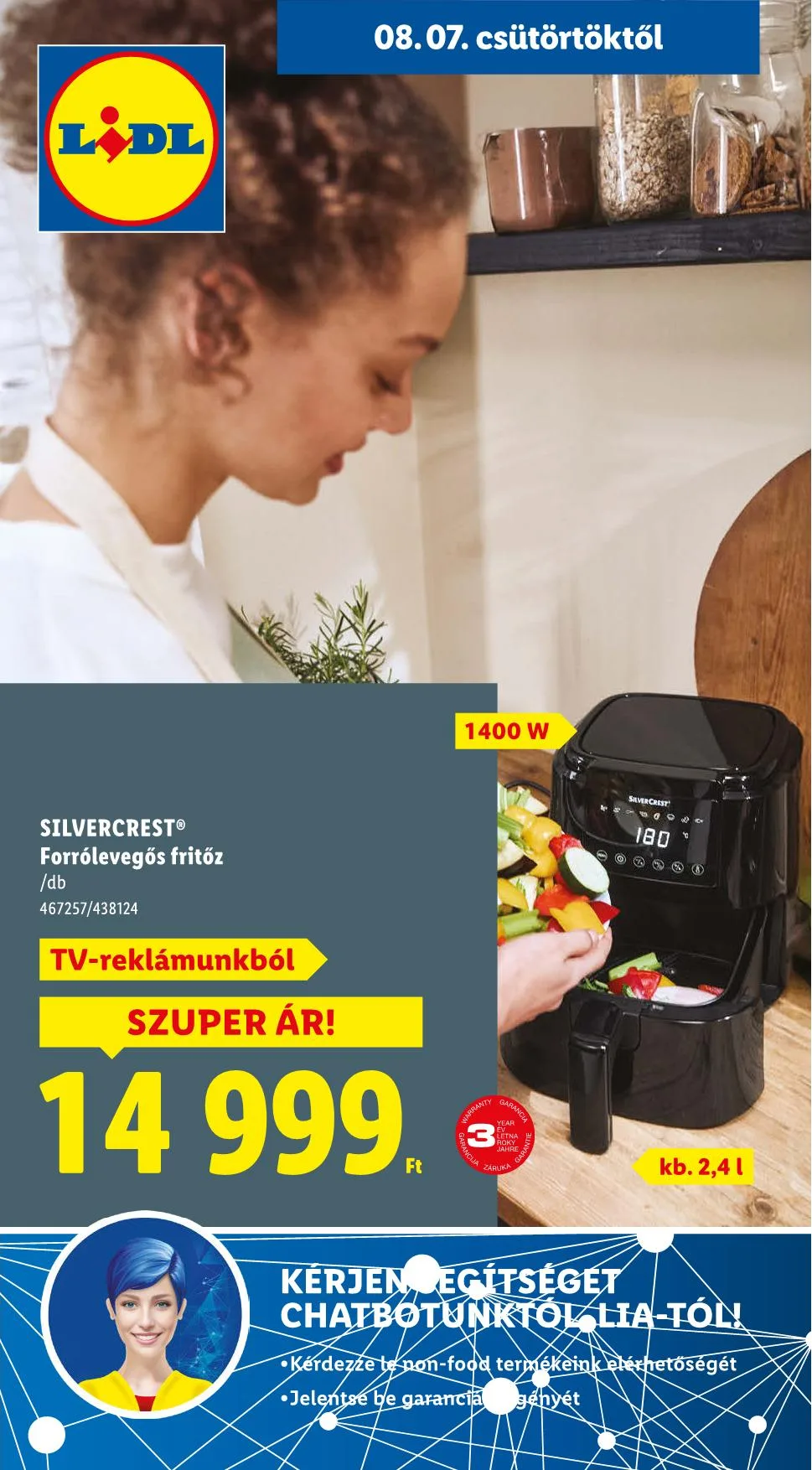 Lidl akciós újság Nonfood 08.07–08.07