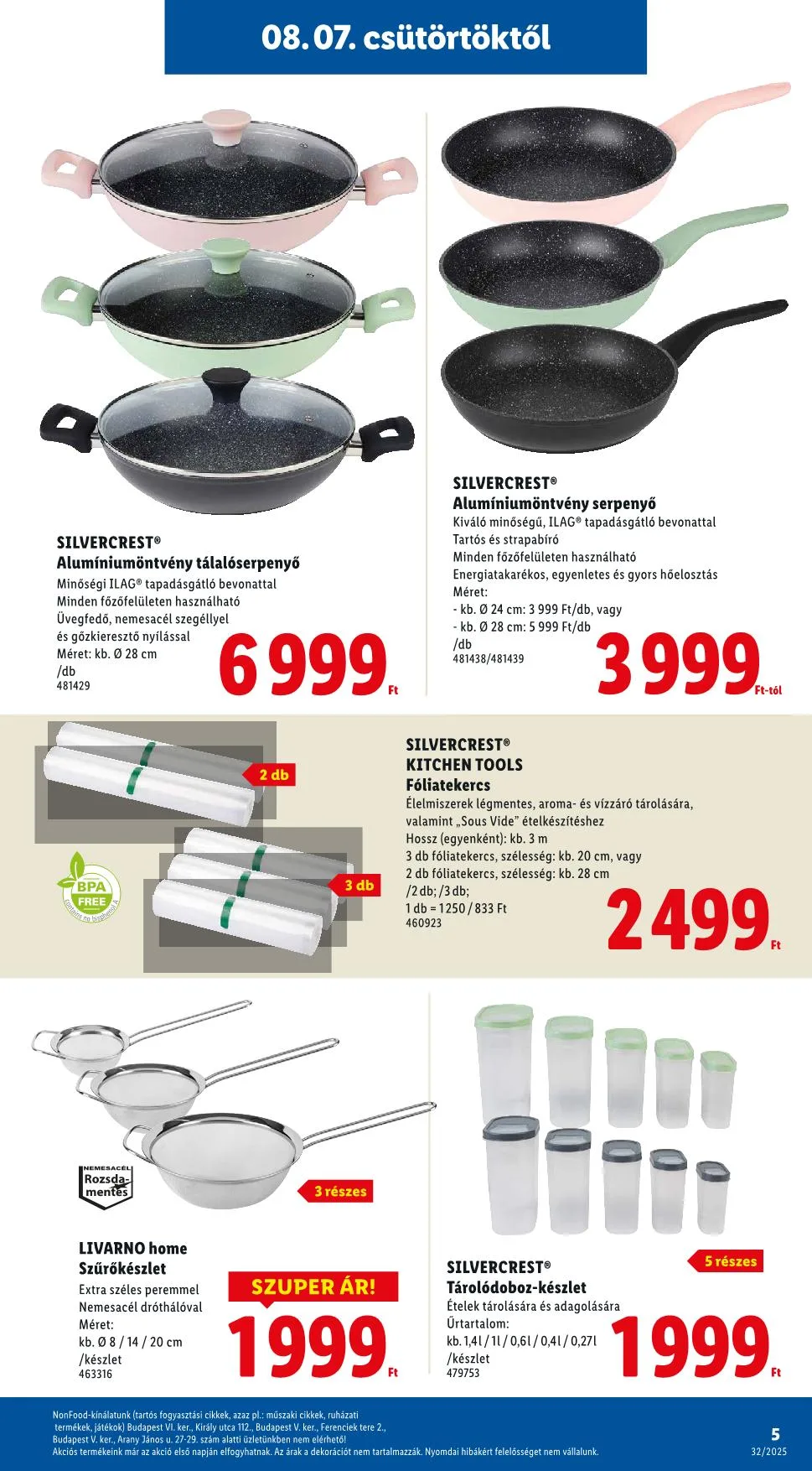 Lidl akciós újság Nonfood 08.07–08.07 – 15. oldal