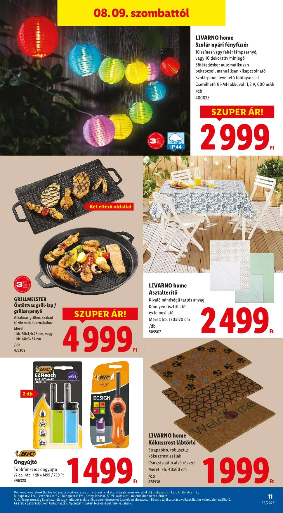 Lidl akciós újság Nonfood 08.07–08.07 – 3. oldal
