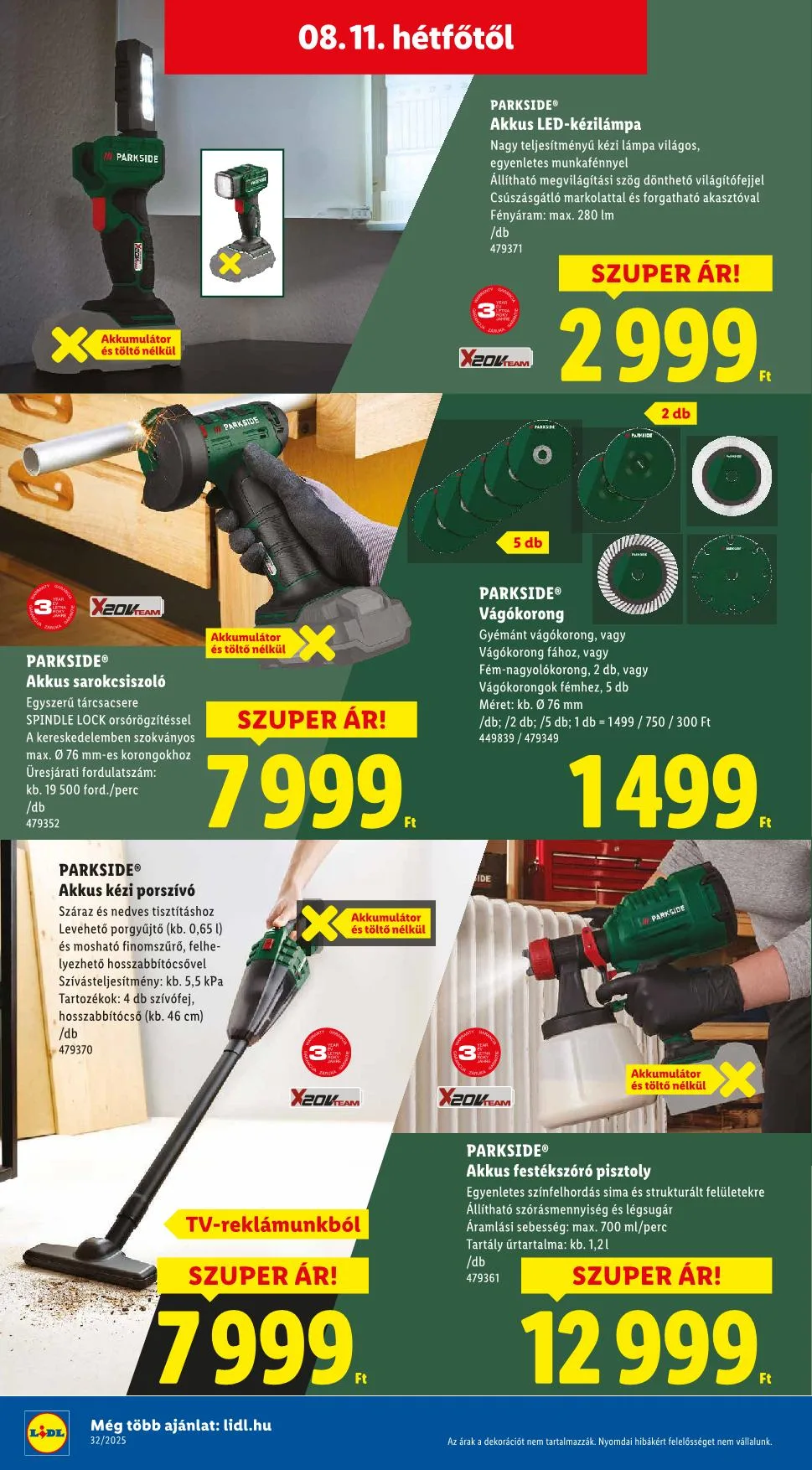 Lidl akciós újság Nonfood 08.07–08.07 – 6. oldal