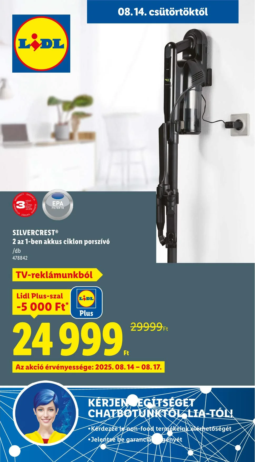 Lidl akciós újság Nonfood 08.14–08.14