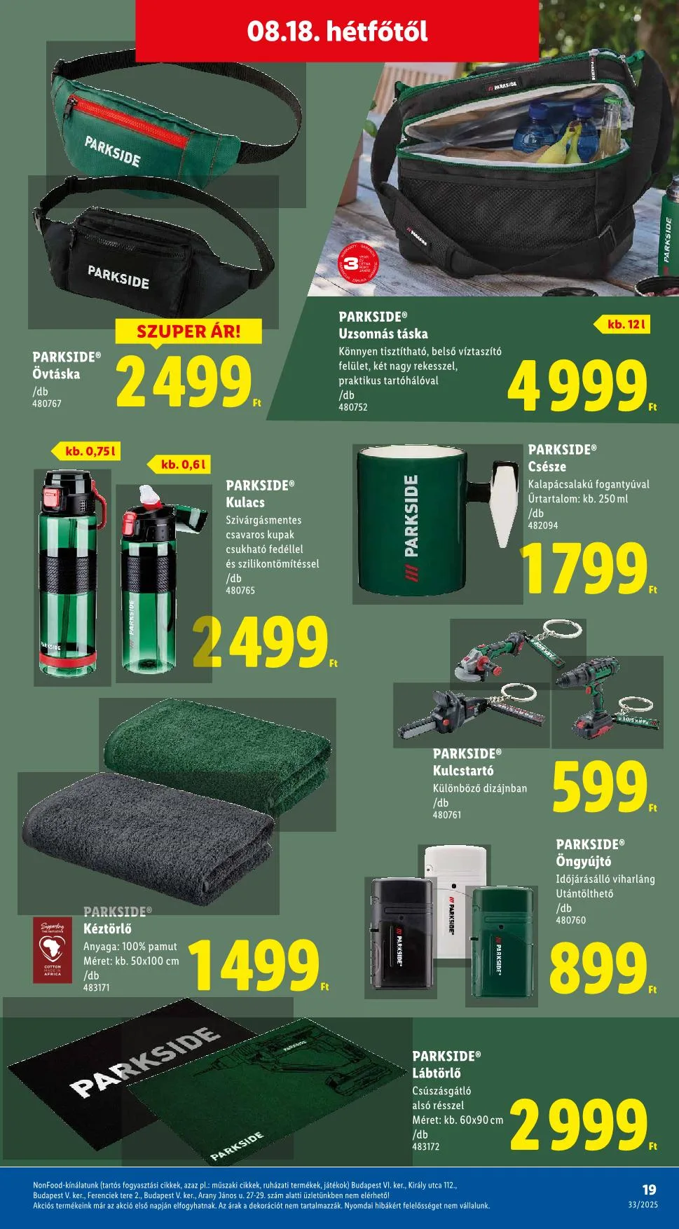 Lidl akciós újság Nonfood 08.14–08.14 – 11. oldal