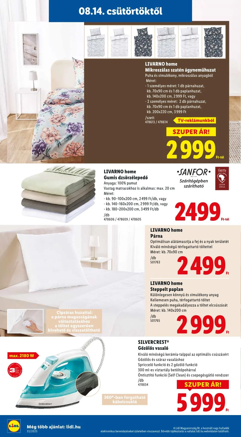 Lidl akciós újság Nonfood 08.14–08.14 – 14. oldal