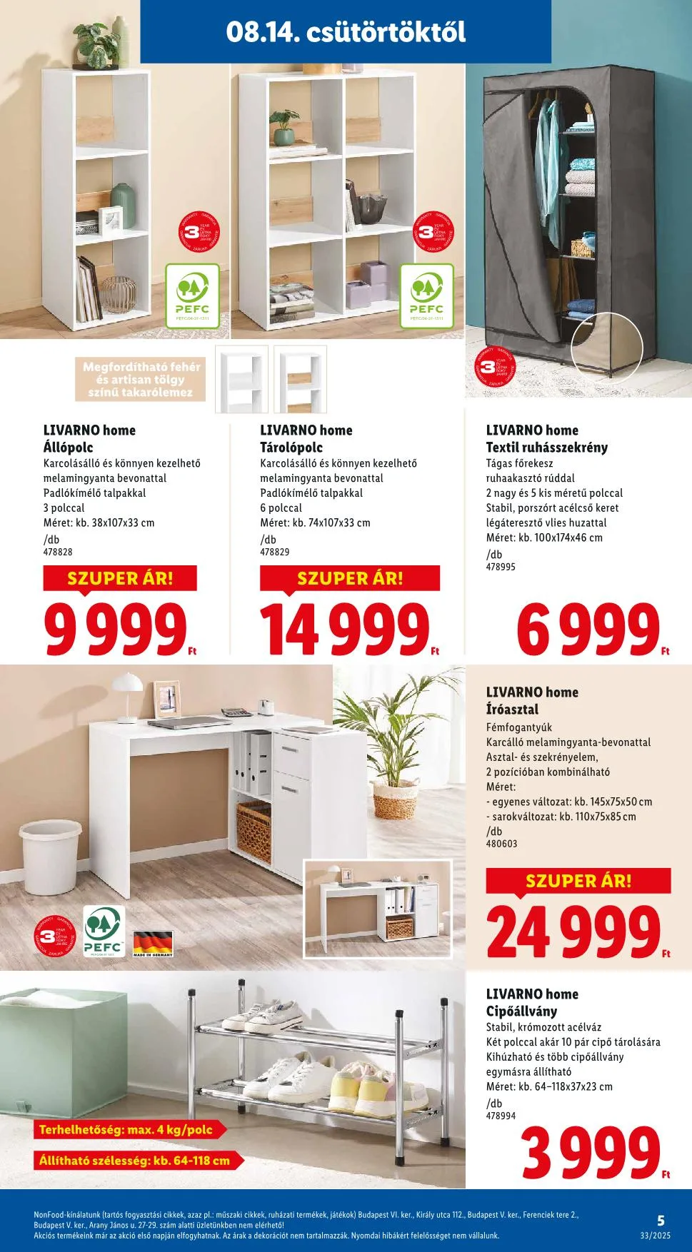 Lidl akciós újság Nonfood 08.14–08.14 – 15. oldal