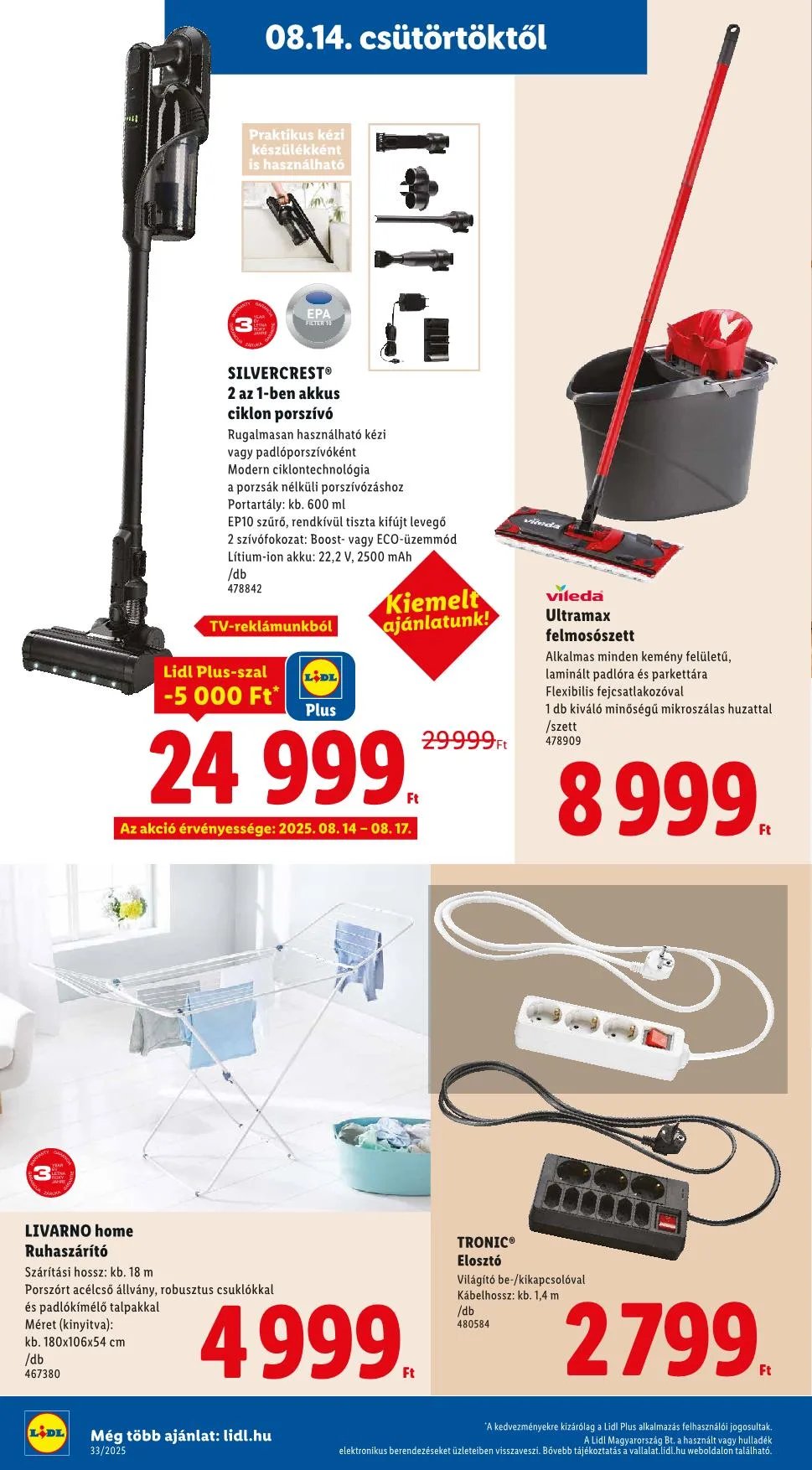 Lidl akciós újság Nonfood 08.14–08.14 – 16. oldal