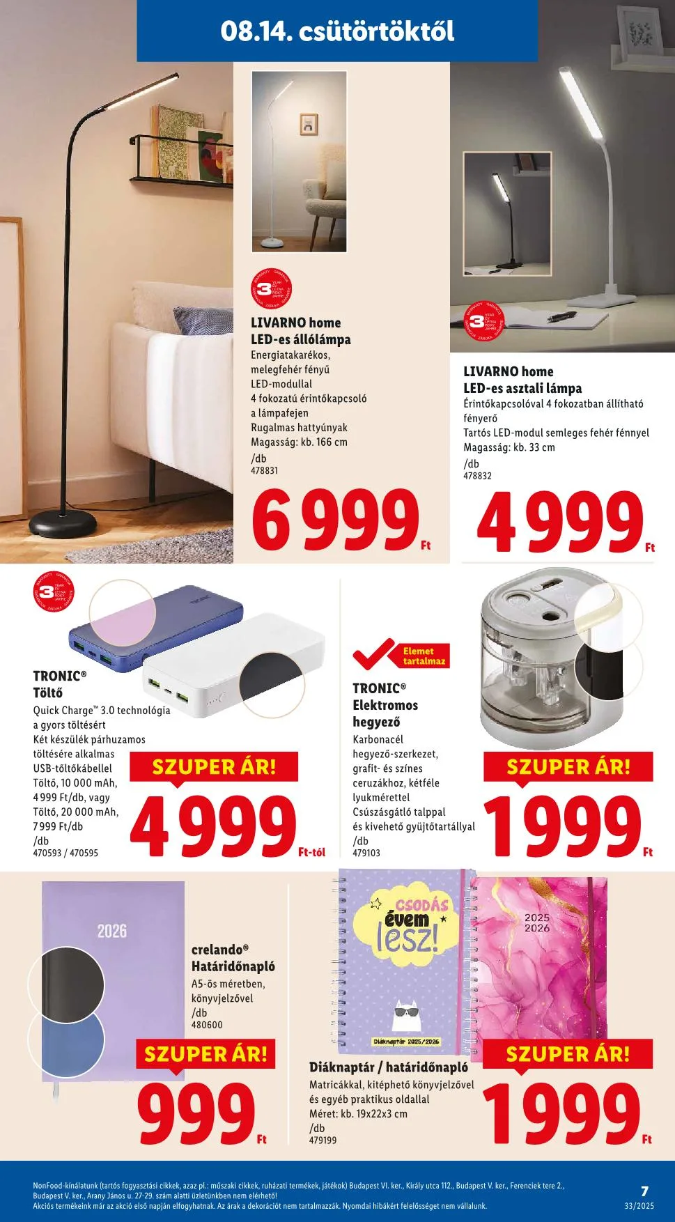 Lidl akciós újság Nonfood 08.14–08.14 – 17. oldal