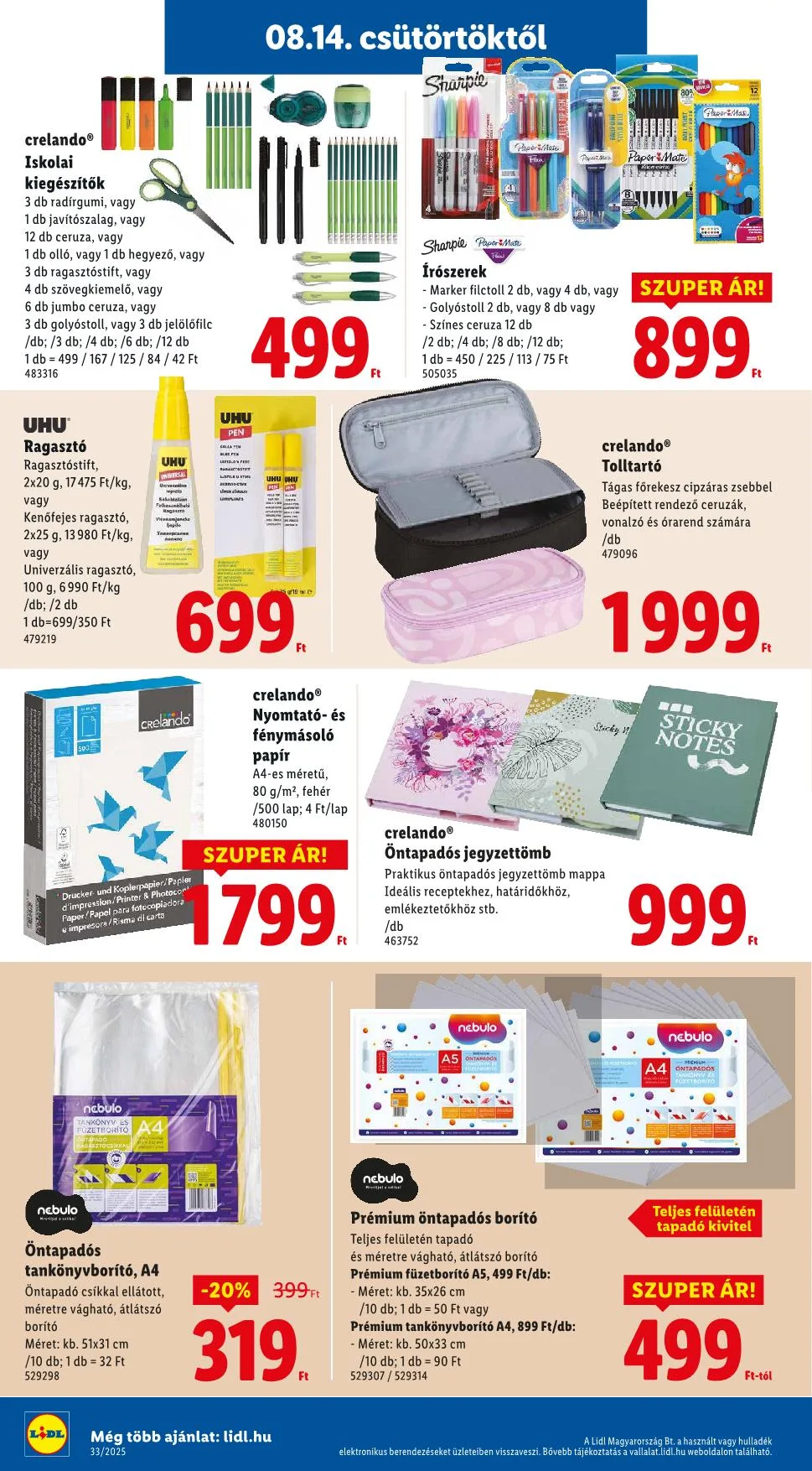 Lidl akciós újság Nonfood 08.14–08.14 – 18. oldal