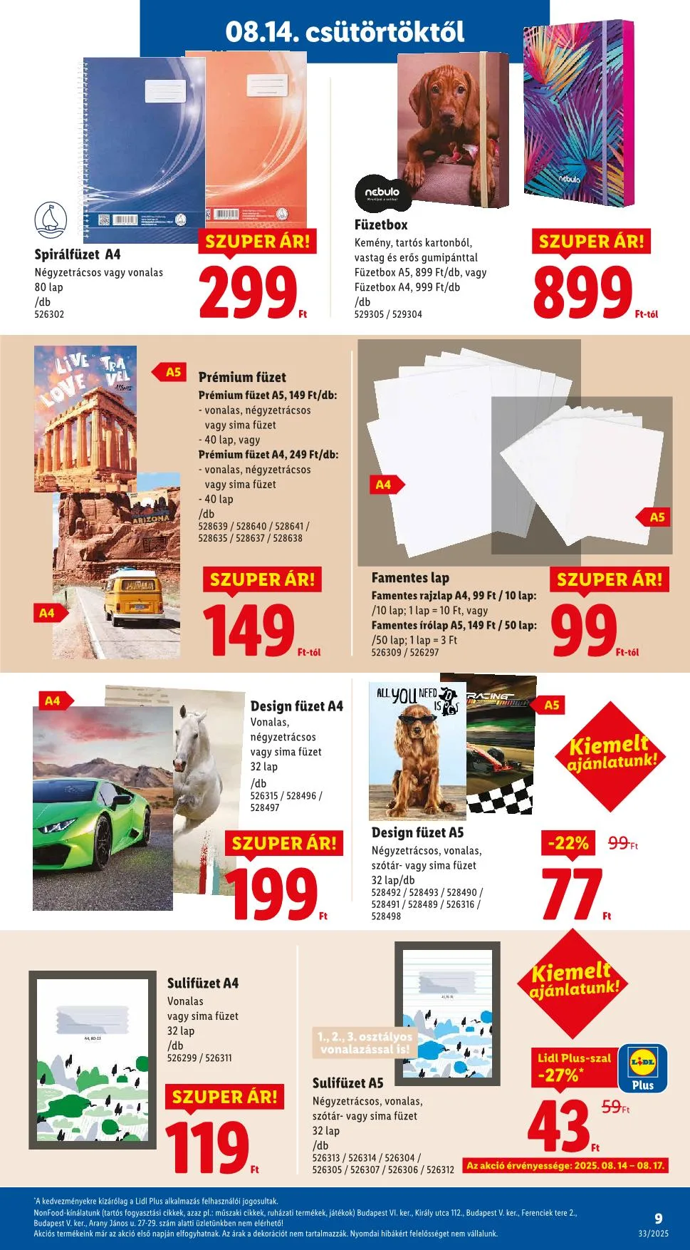 Lidl akciós újság Nonfood 08.14–08.14 – 19. oldal
