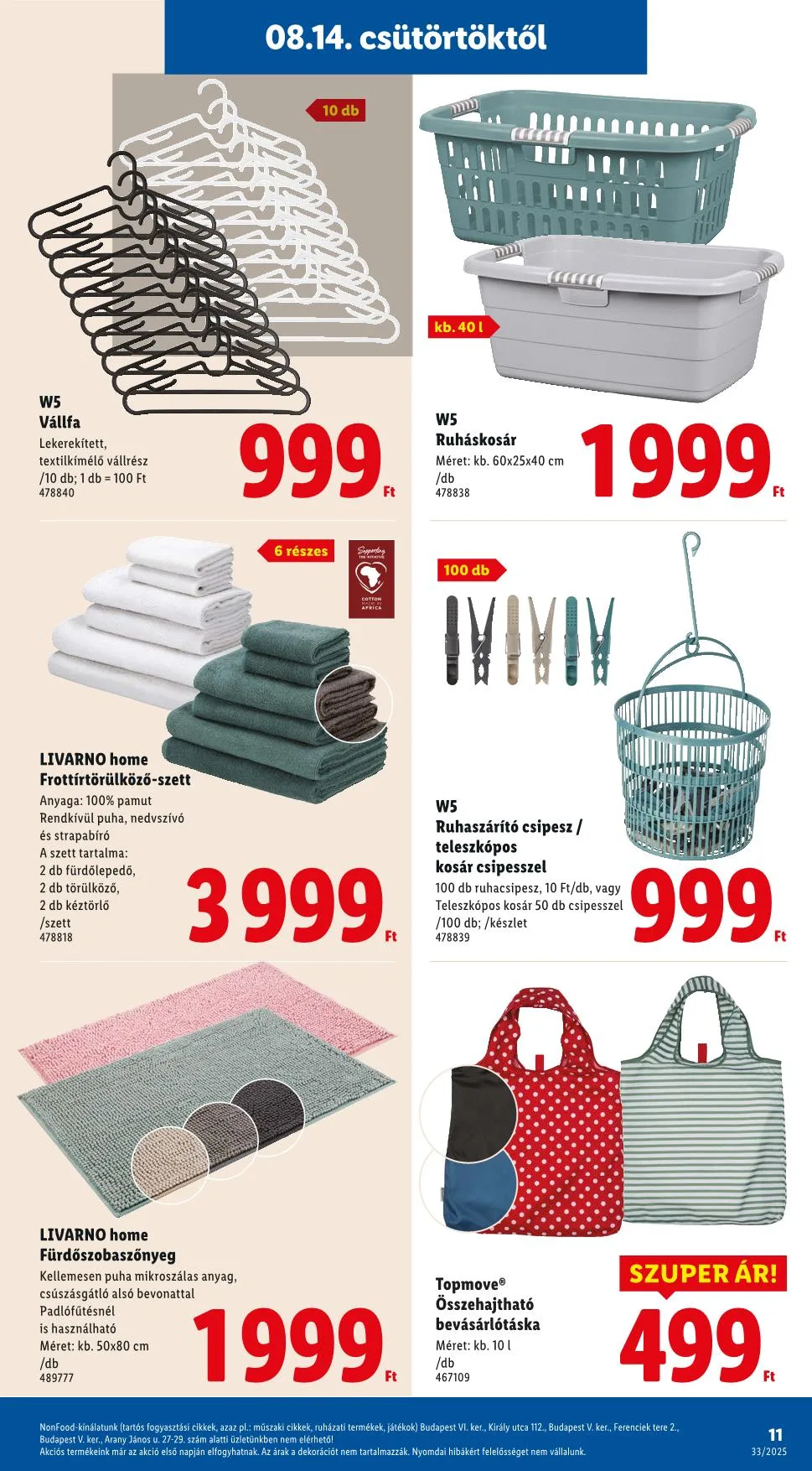 Lidl akciós újság Nonfood 08.14–08.14 – 3. oldal