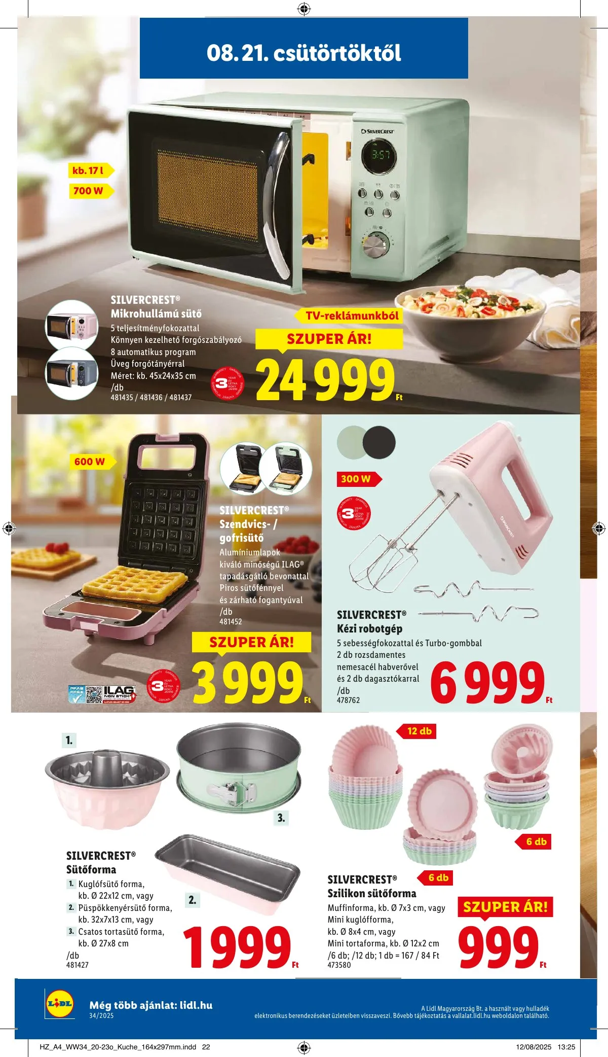 Lidl akciós újság Nonfood 08.21–08.21 – 10. oldal