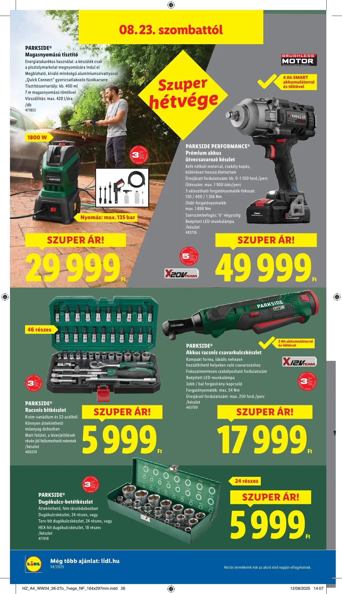 Lidl akciós újság Nonfood 08.21–08.21 – 12. oldal