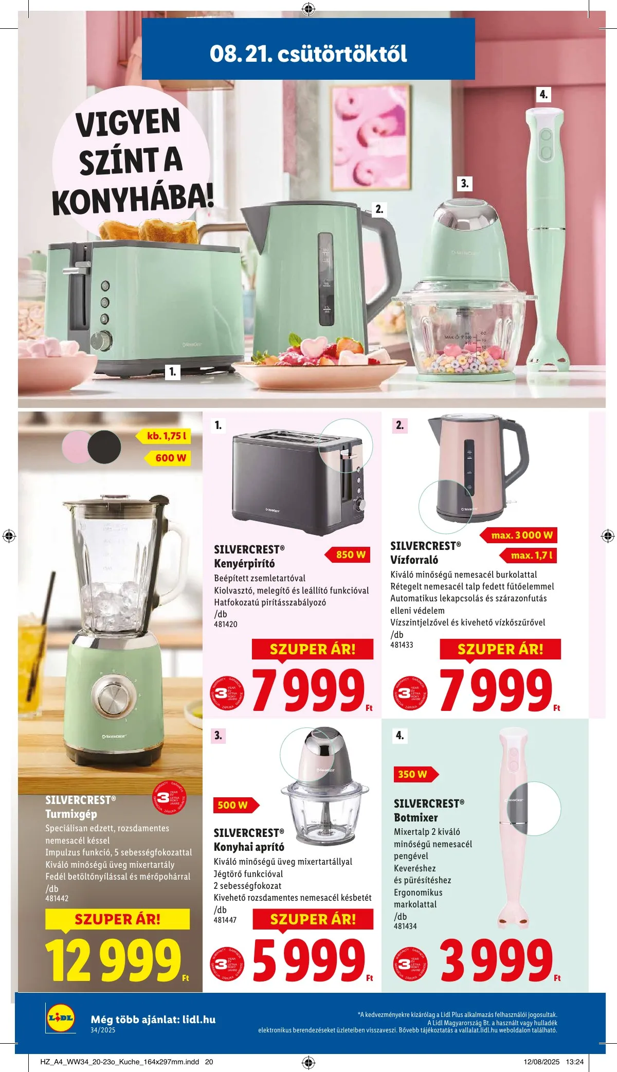 Lidl akciós újság Nonfood 08.21–08.21 – 8. oldal