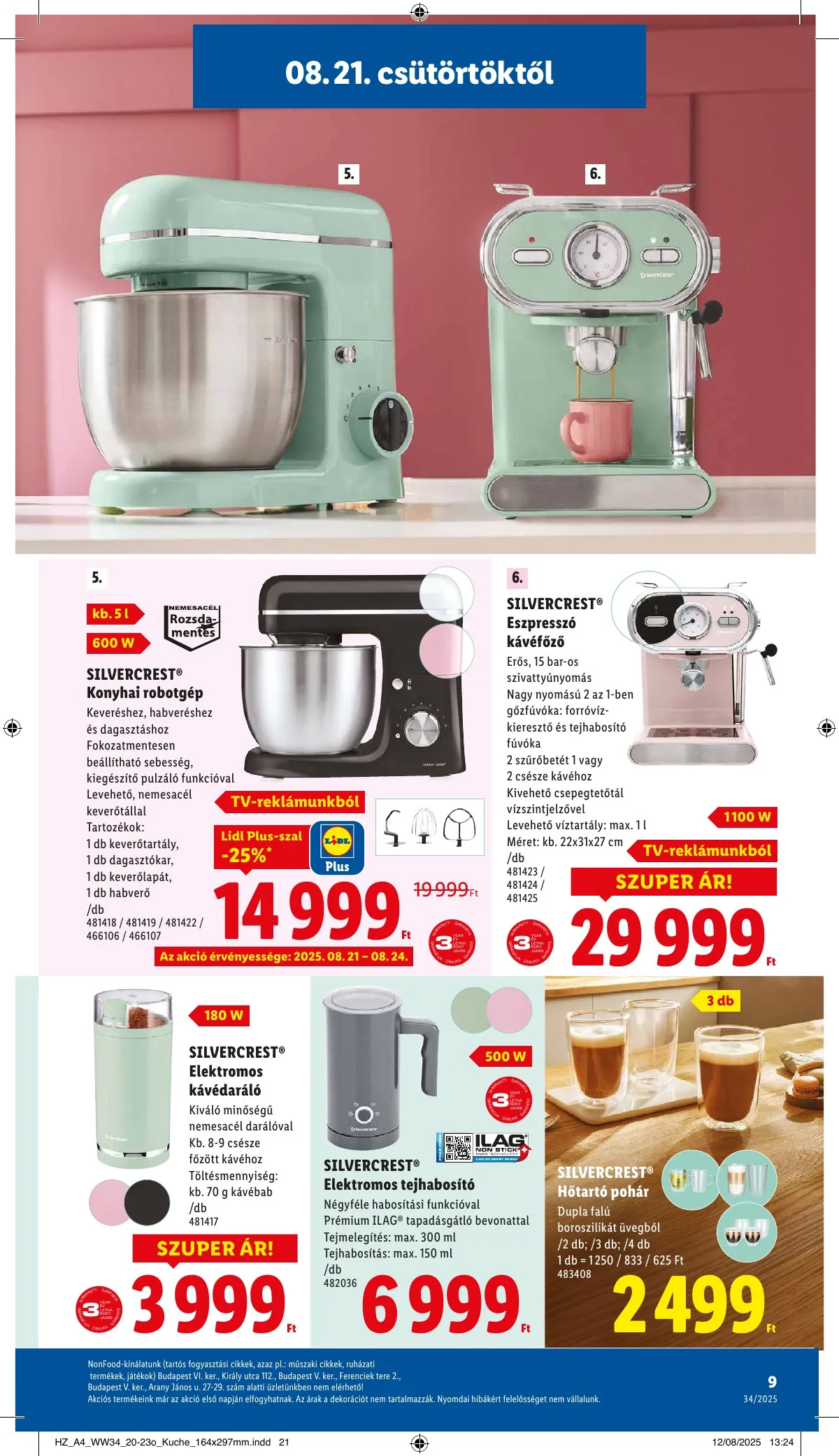 Lidl akciós újság Nonfood 08.21–08.21 – 9. oldal