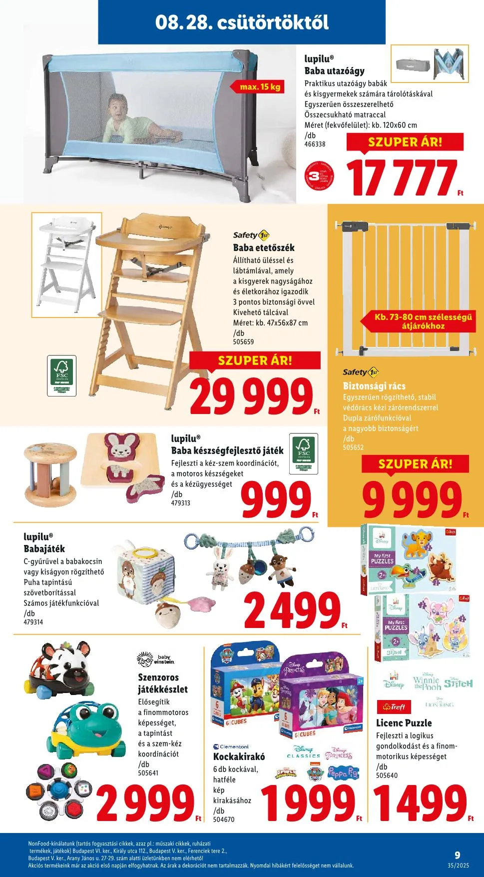 Lidl akciós újság Nonfood 08.28–08.28 – 21. oldal