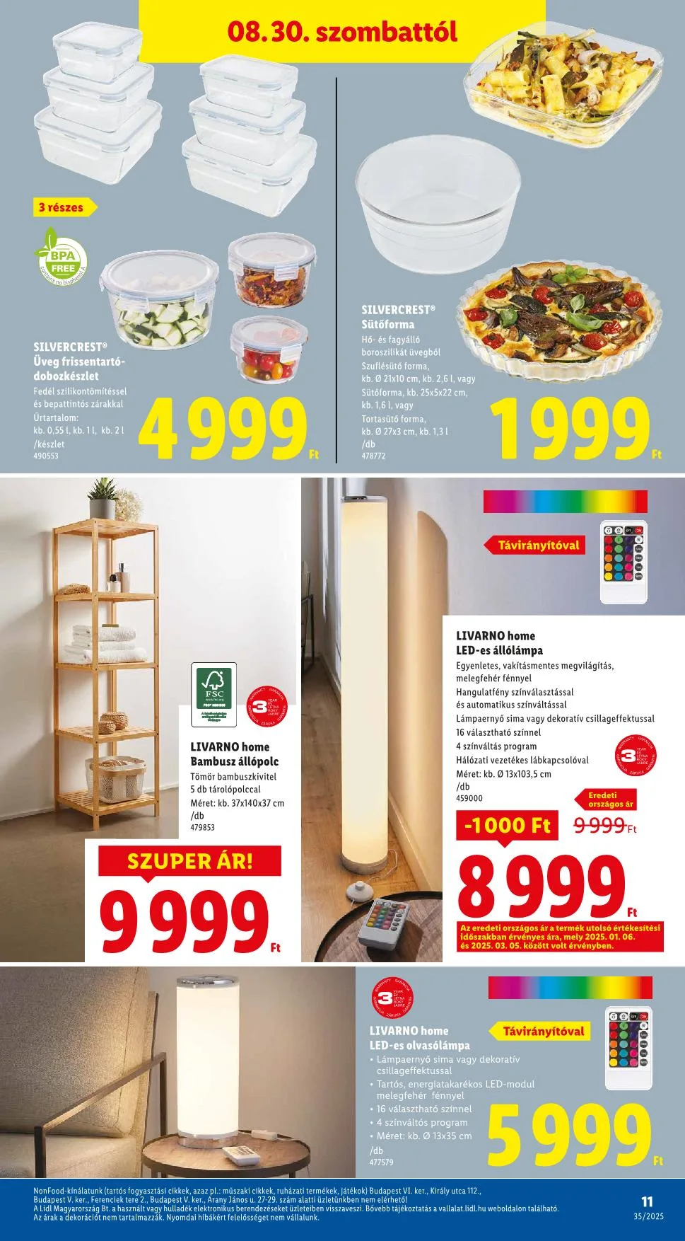Lidl akciós újság Nonfood 08.28–08.28 – 3. oldal