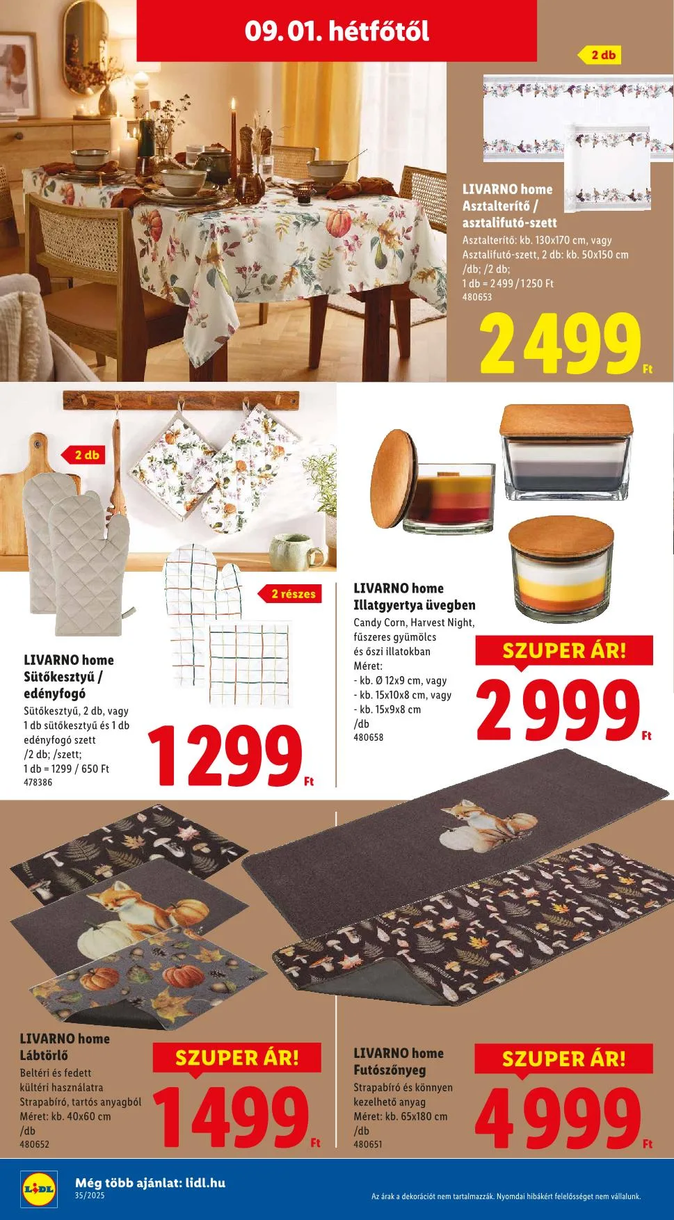 Lidl akciós újság Nonfood 08.28–08.28 – 6. oldal