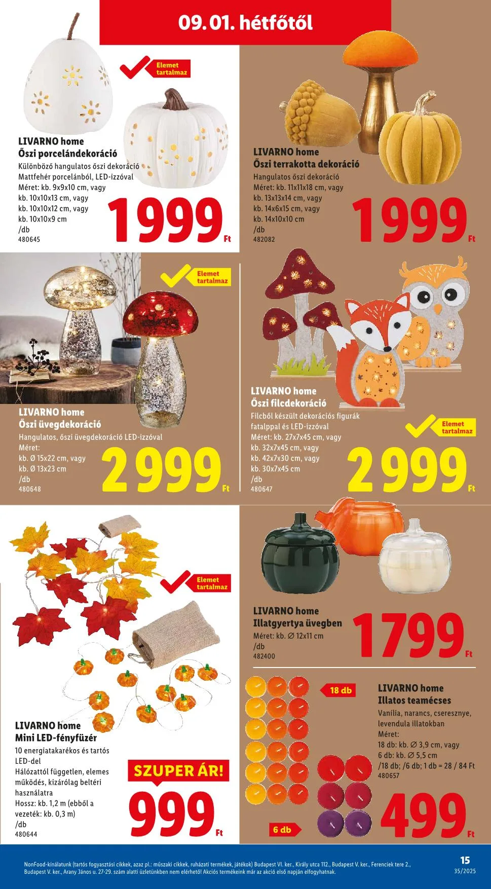 Lidl akciós újság Nonfood 08.28–08.28 – 7. oldal