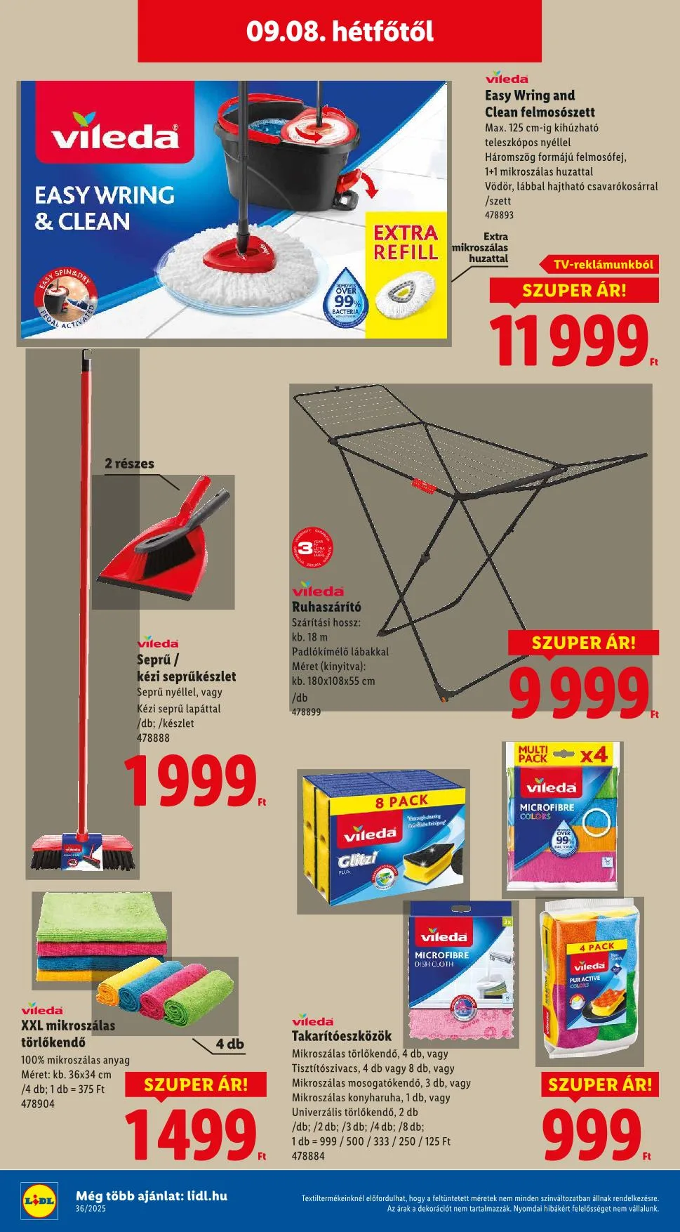 Lidl akciós újság Nonfood 09.04–09.04 – 10. oldal