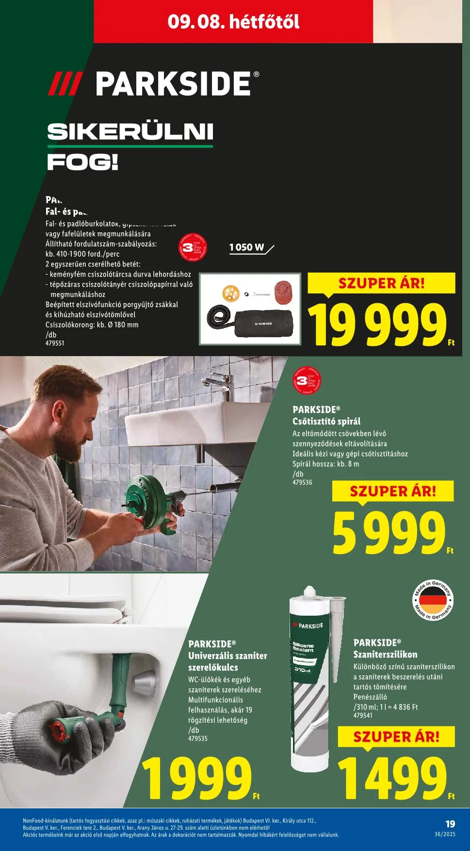 Lidl akciós újság Nonfood 09.04–09.04 – 11. oldal