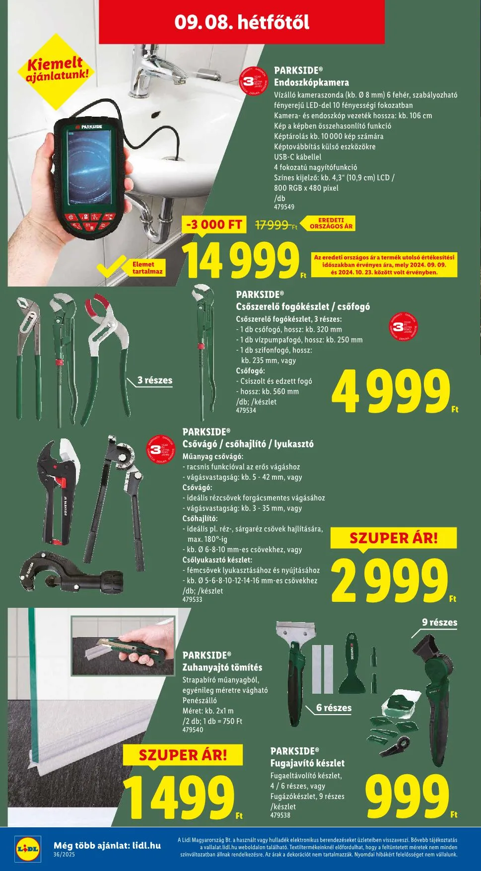 Lidl akciós újság Nonfood 09.04–09.04 – 13. oldal
