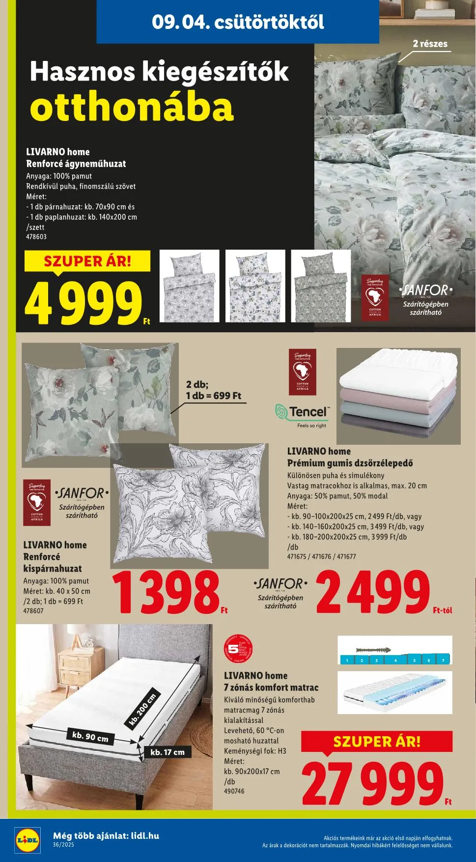 Lidl akciós újság Nonfood 09.04–09.04 – 20. oldal