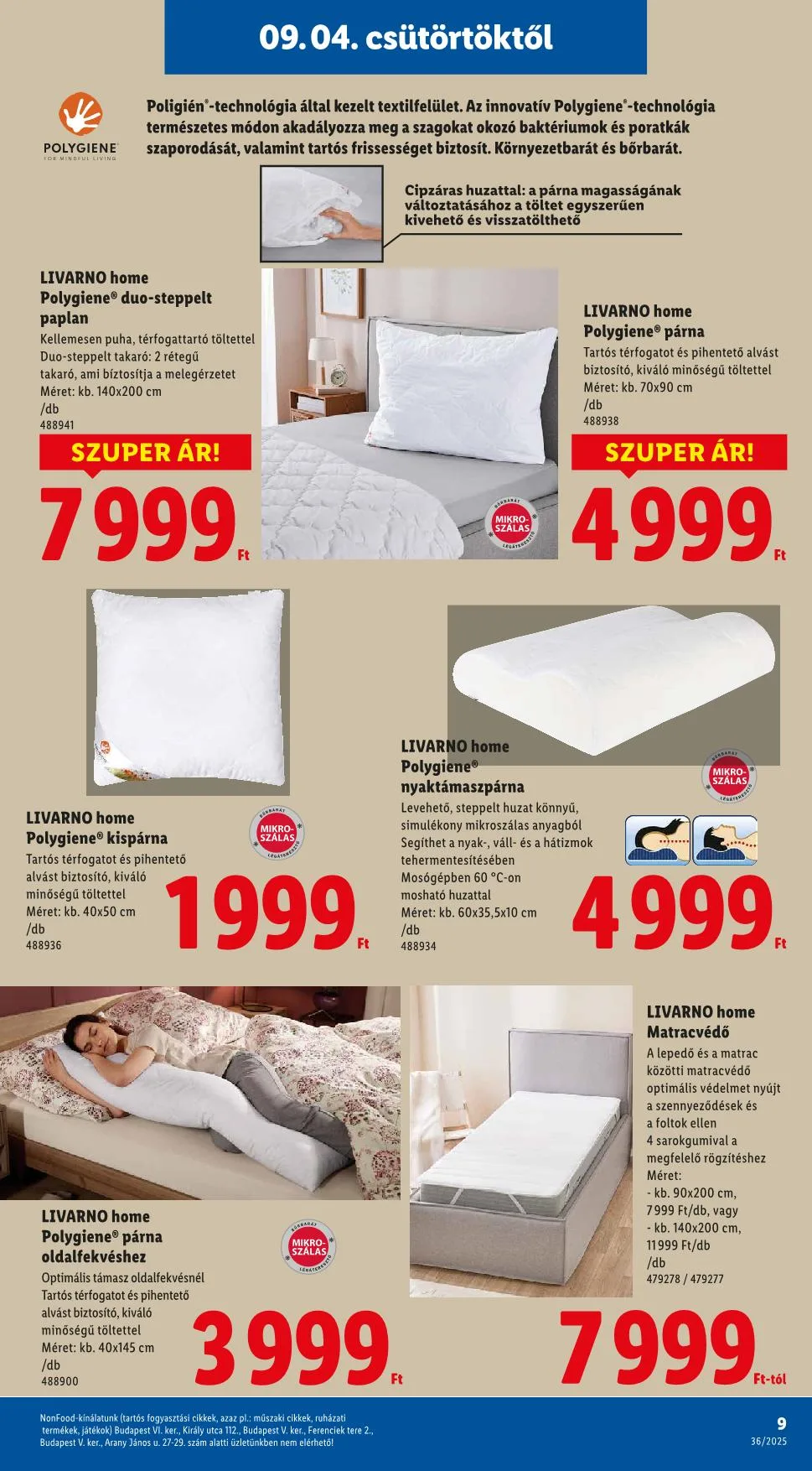 Lidl akciós újság Nonfood 09.04–09.04 – 21. oldal