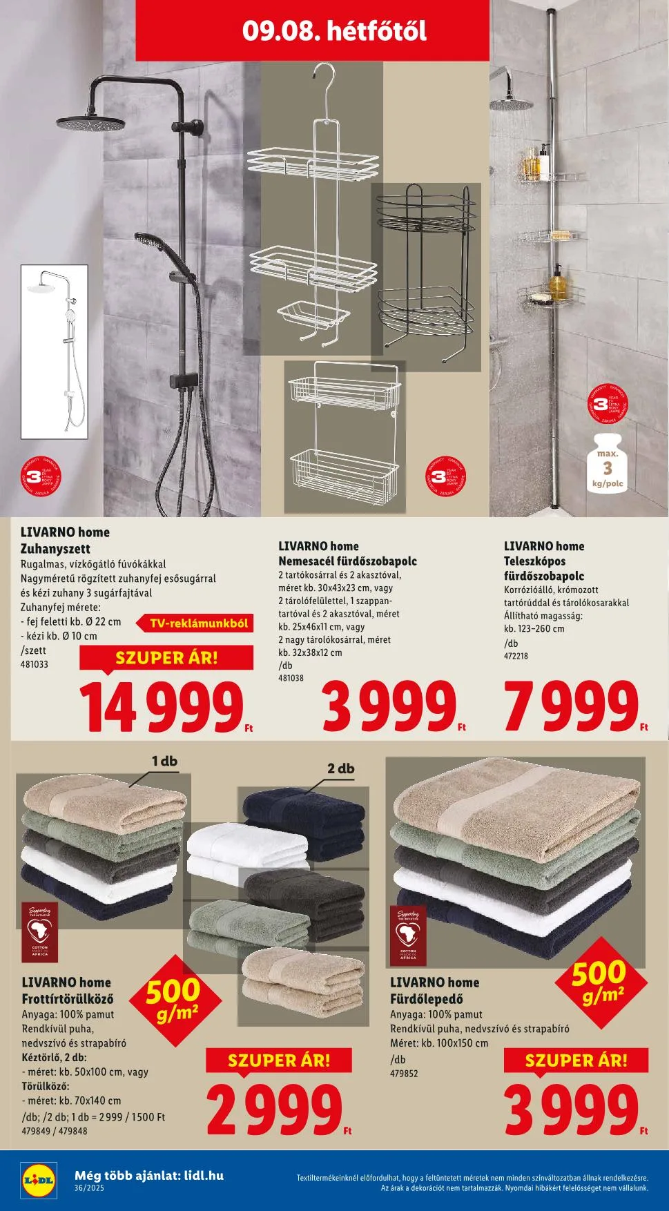 Lidl akciós újság Nonfood 09.04–09.04 – 8. oldal