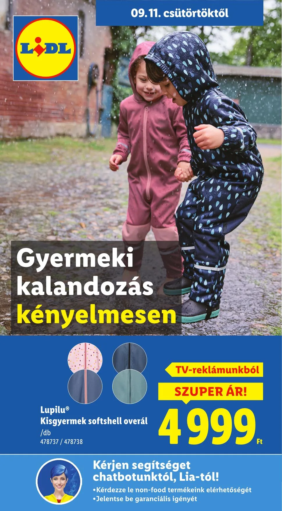 Lidl akciós újság Nonfood 09.11–09.11