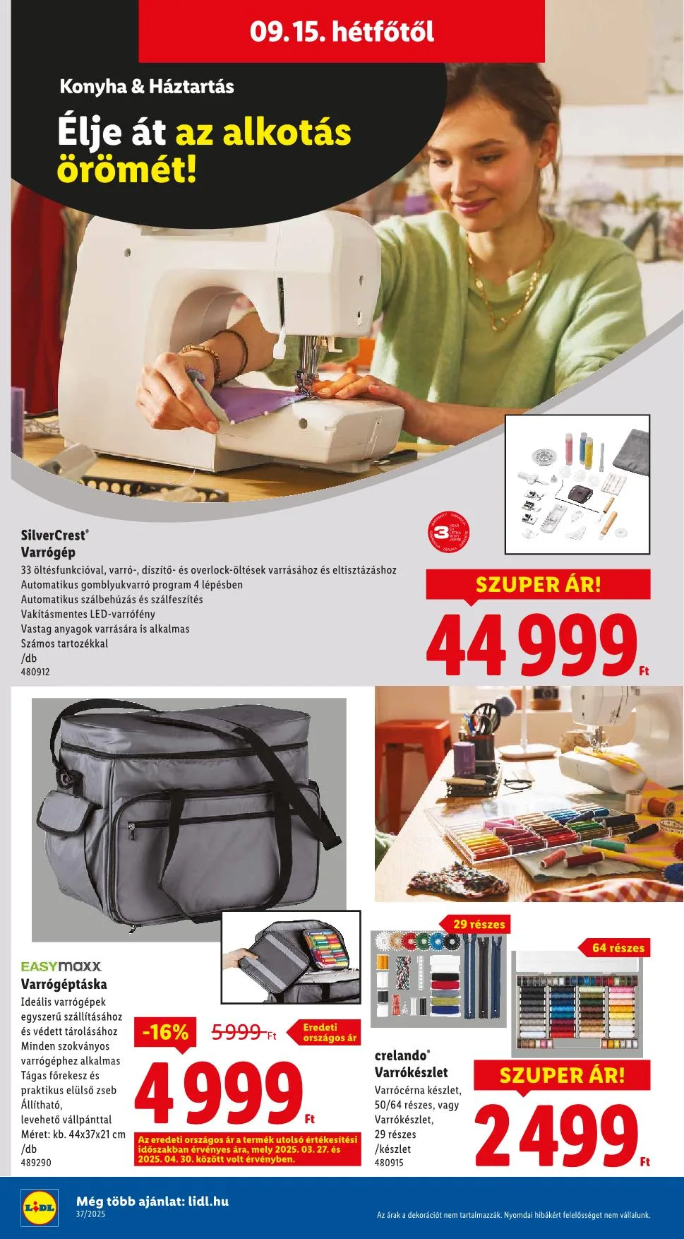 Lidl akciós újság Nonfood 09.11–09.11 – 10. oldal