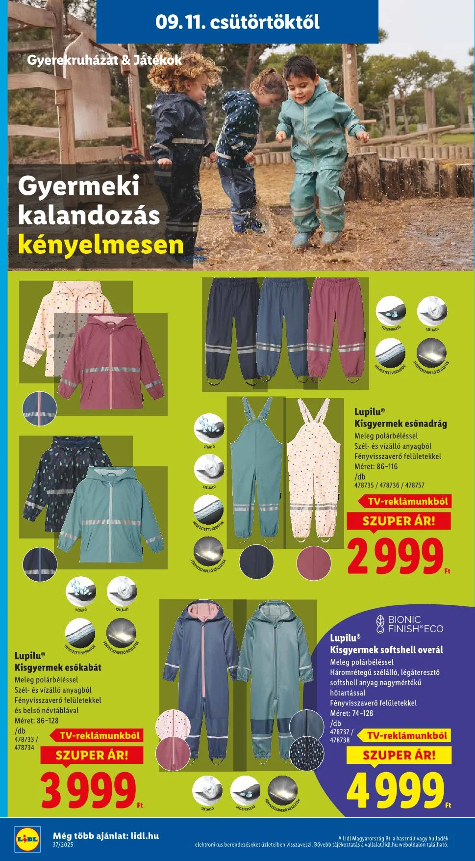 Lidl akciós újság Nonfood 09.11–09.11 – 12. oldal