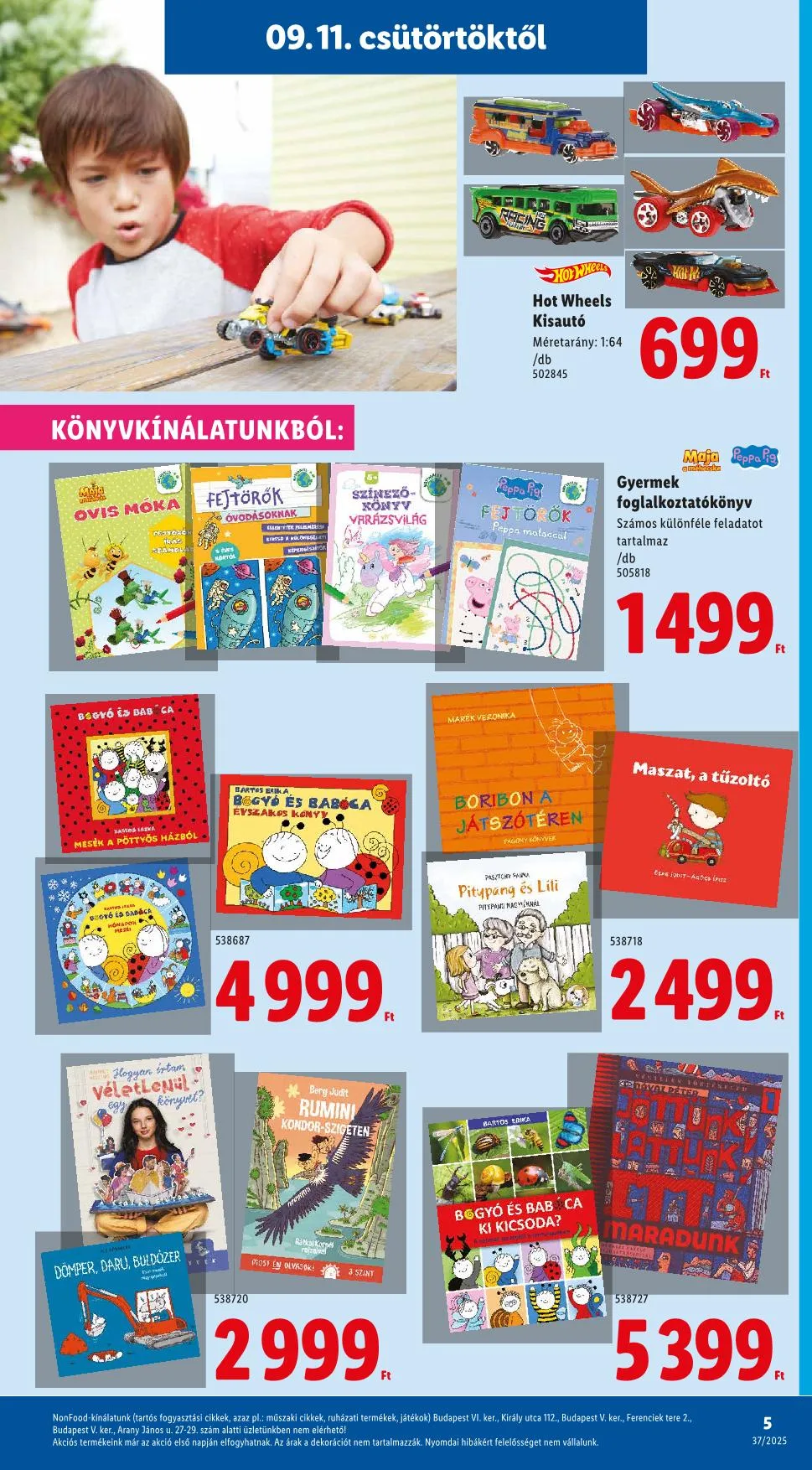 Lidl akciós újság Nonfood 09.11–09.11 – 15. oldal