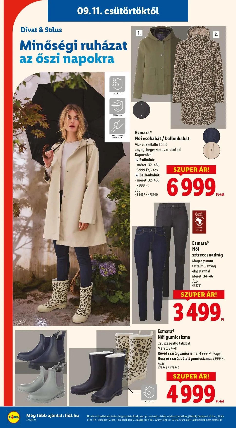 Lidl akciós újság Nonfood 09.11–09.11 – 16. oldal