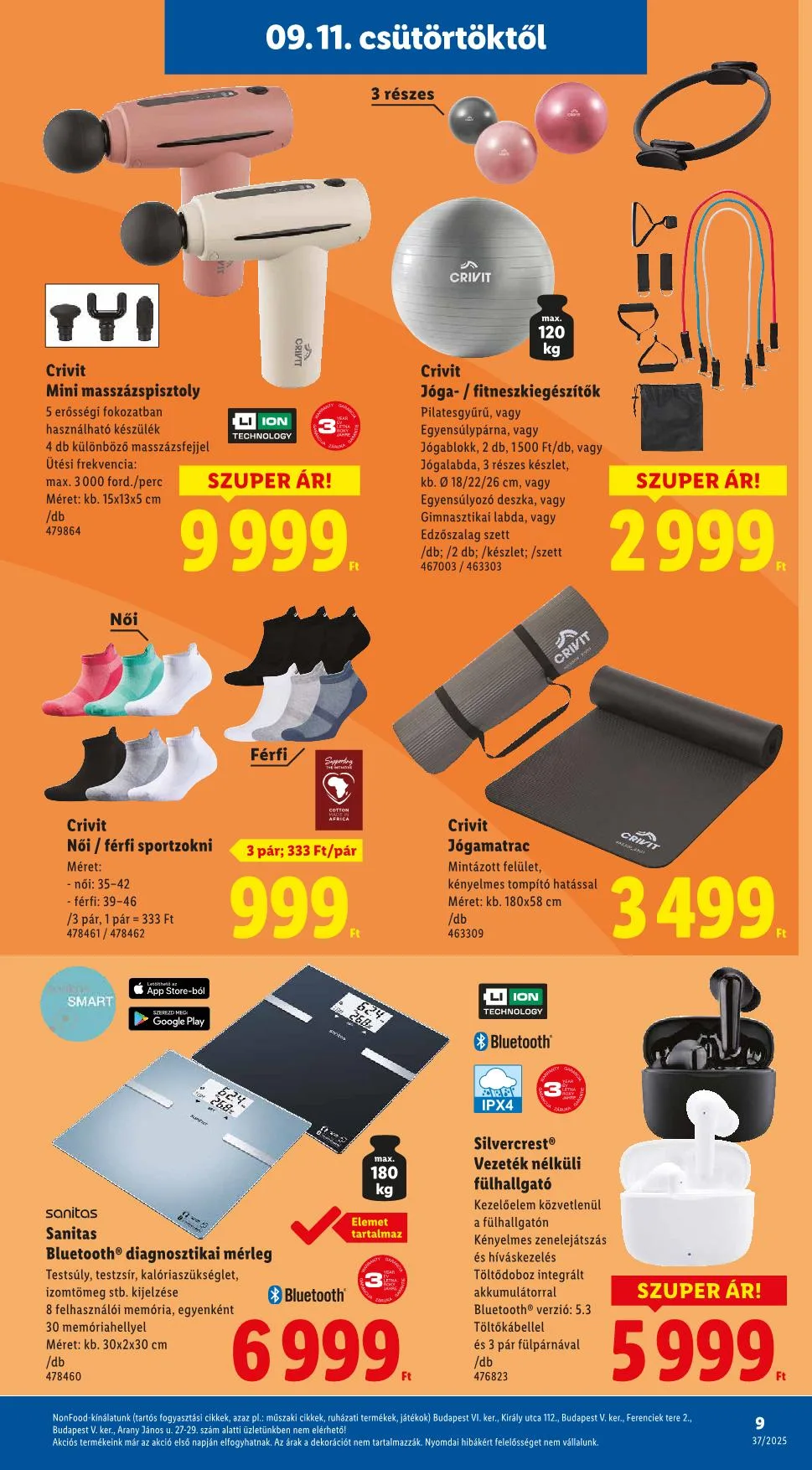 Lidl akciós újság Nonfood 09.11–09.11 – 19. oldal