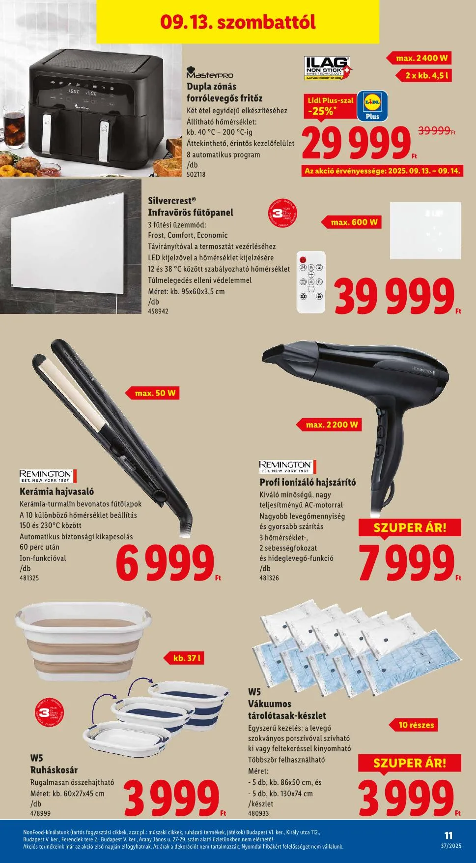 Lidl akciós újság Nonfood 09.11–09.11 – 3. oldal