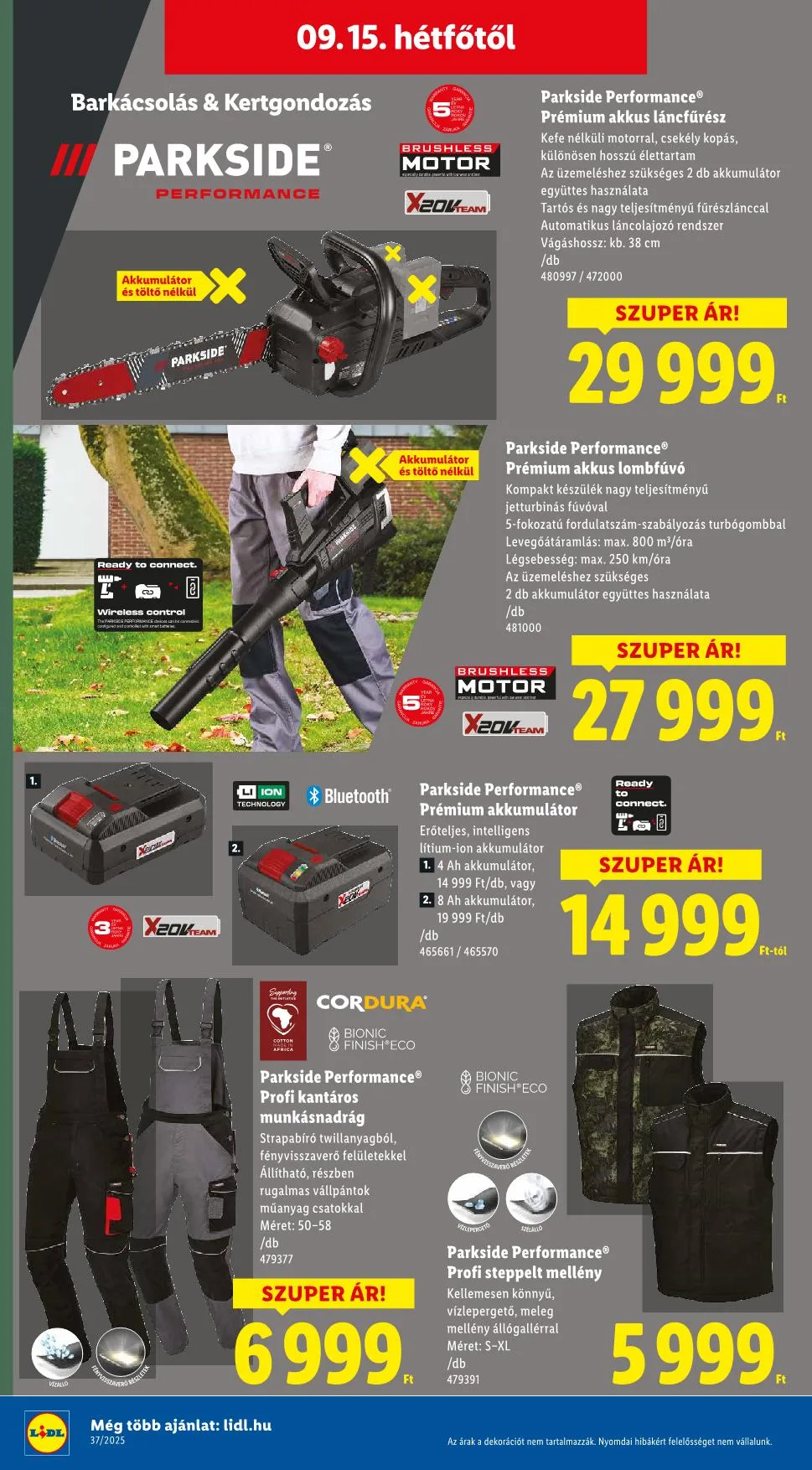 Lidl akciós újság Nonfood 09.11–09.11 – 6. oldal