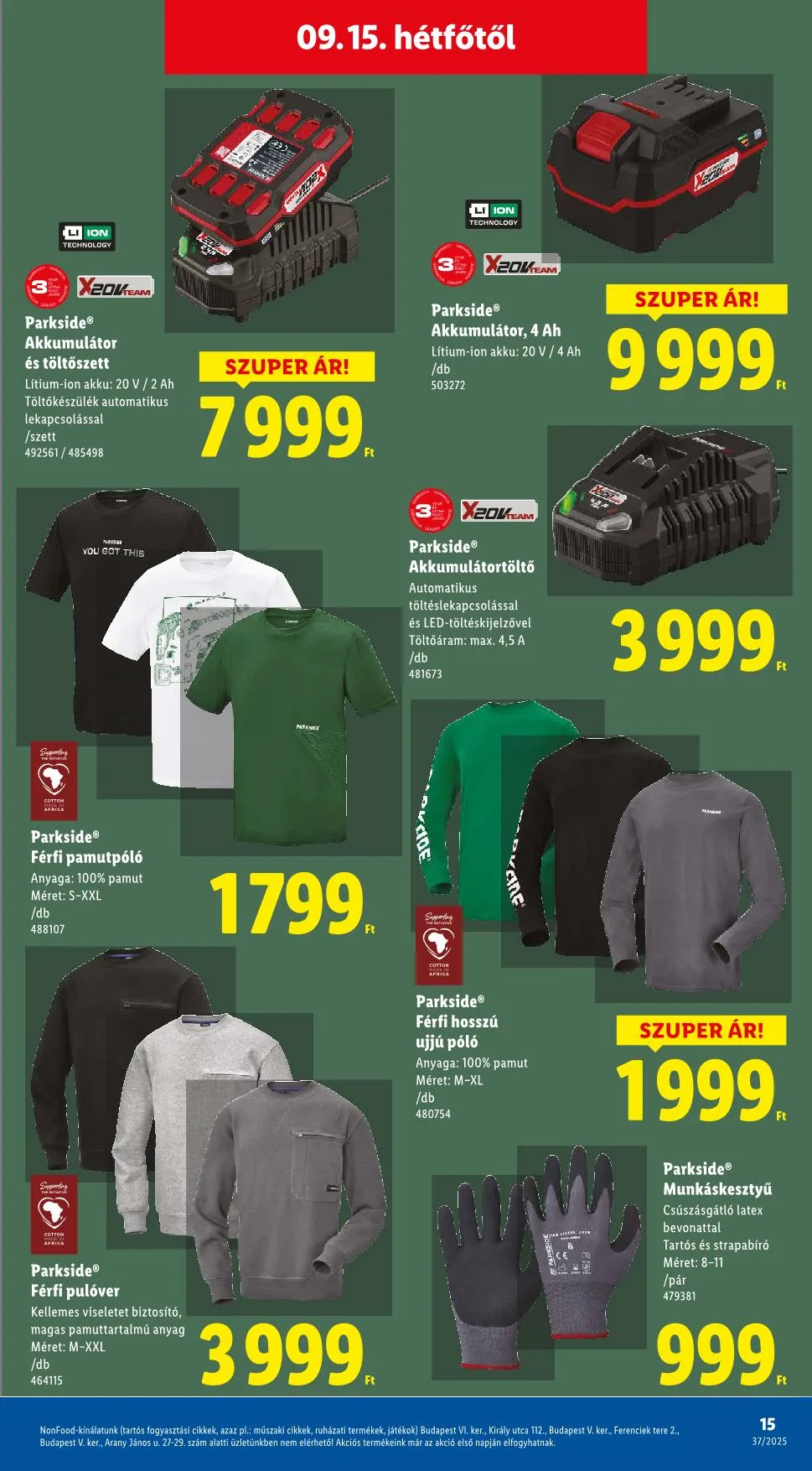 Lidl akciós újság Nonfood 09.11–09.11 – 7. oldal