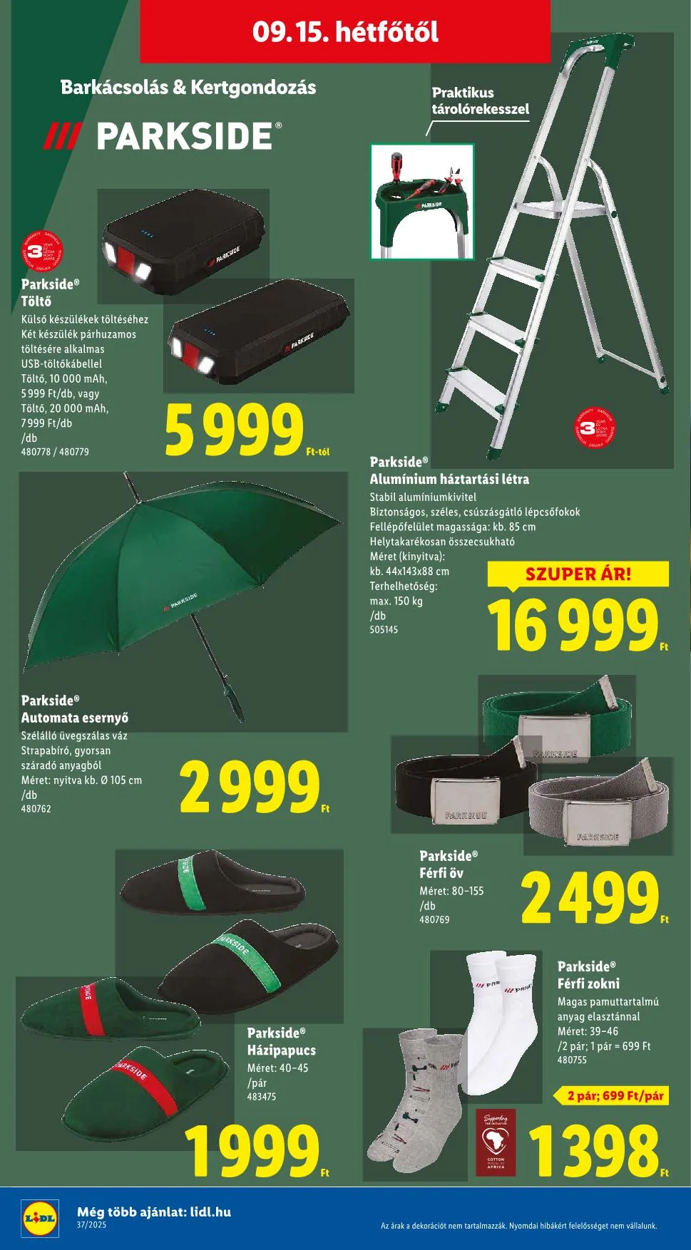 Lidl akciós újság Nonfood 09.11–09.11 – 8. oldal