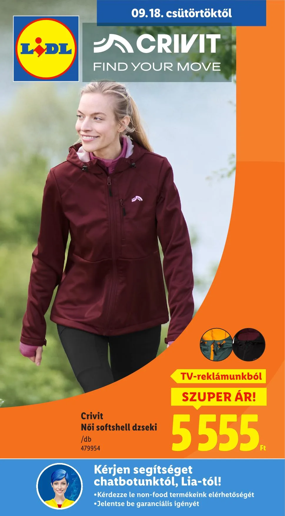 Lidl akciós újság Nonfood 09.18–09.18
