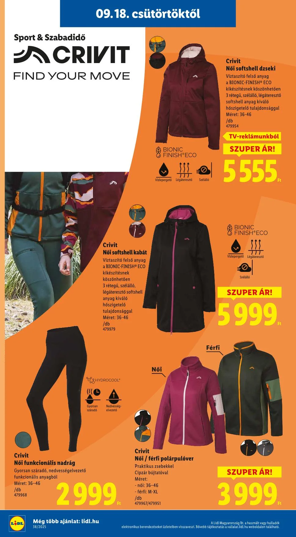 Lidl akciós újság Nonfood 09.18–09.18 – 12. oldal