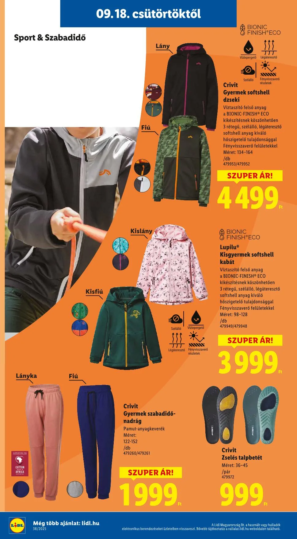 Lidl akciós újság Nonfood 09.18–09.18 – 14. oldal
