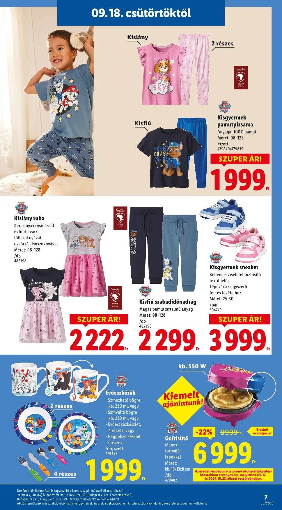 Lidl akciós újság Nonfood 09.18–09.18 – 17. oldal